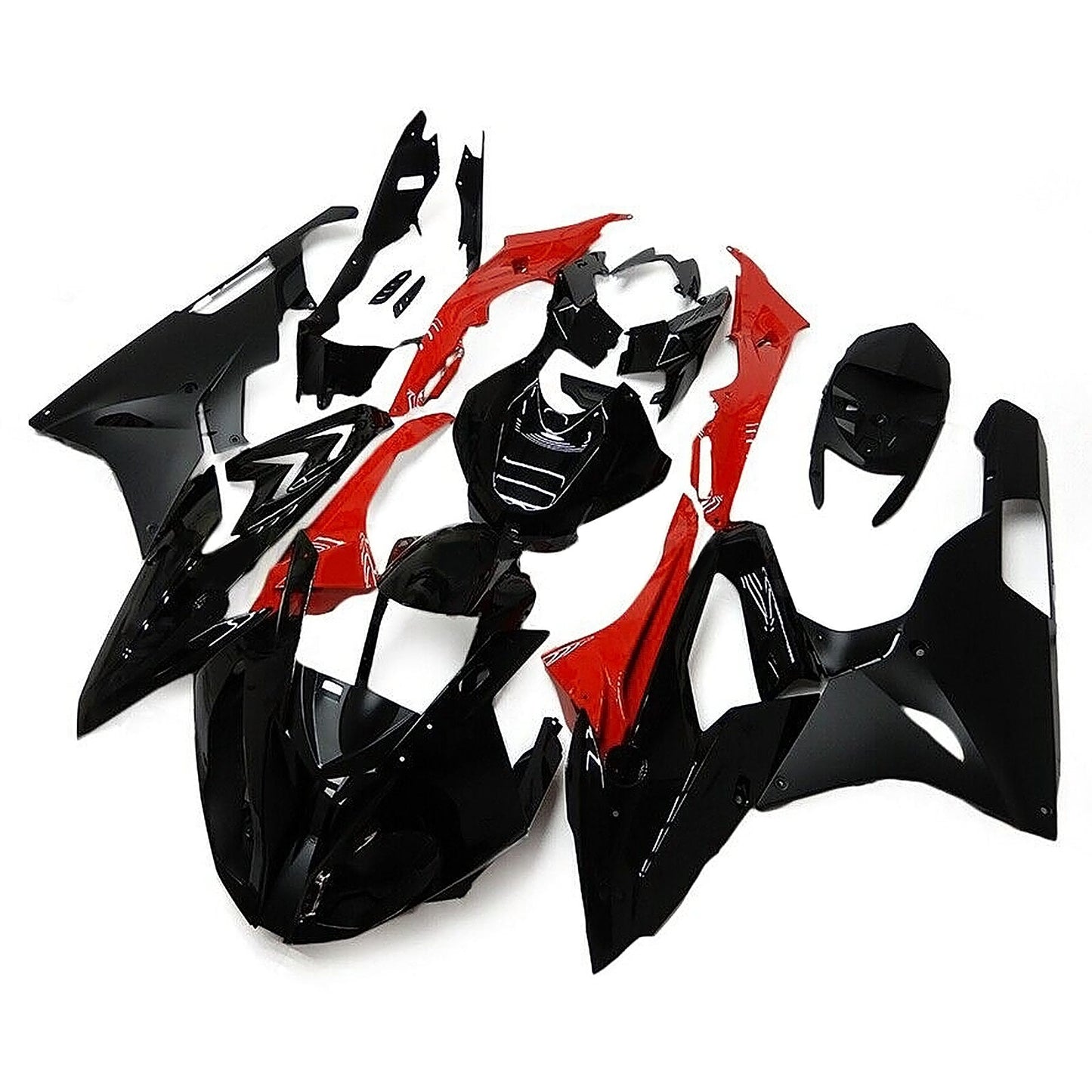 2015-2016 BMW S1000RR Amotopart Injection Fairing Kit Bodywork Plastic Black Red ABS For