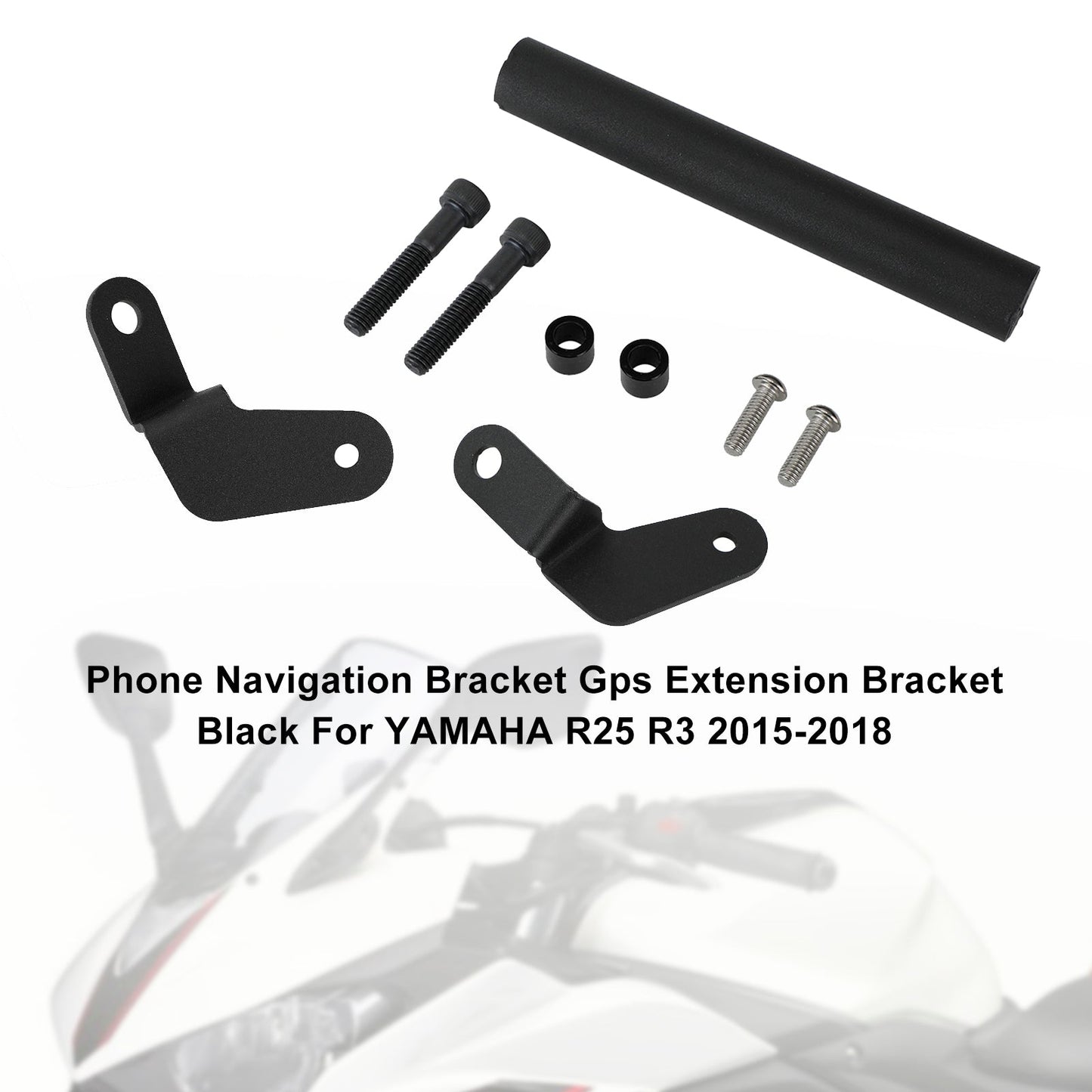 Yamaha R25 R3 2015-2018 Navigation Bracket Phone Gps Bracket Black