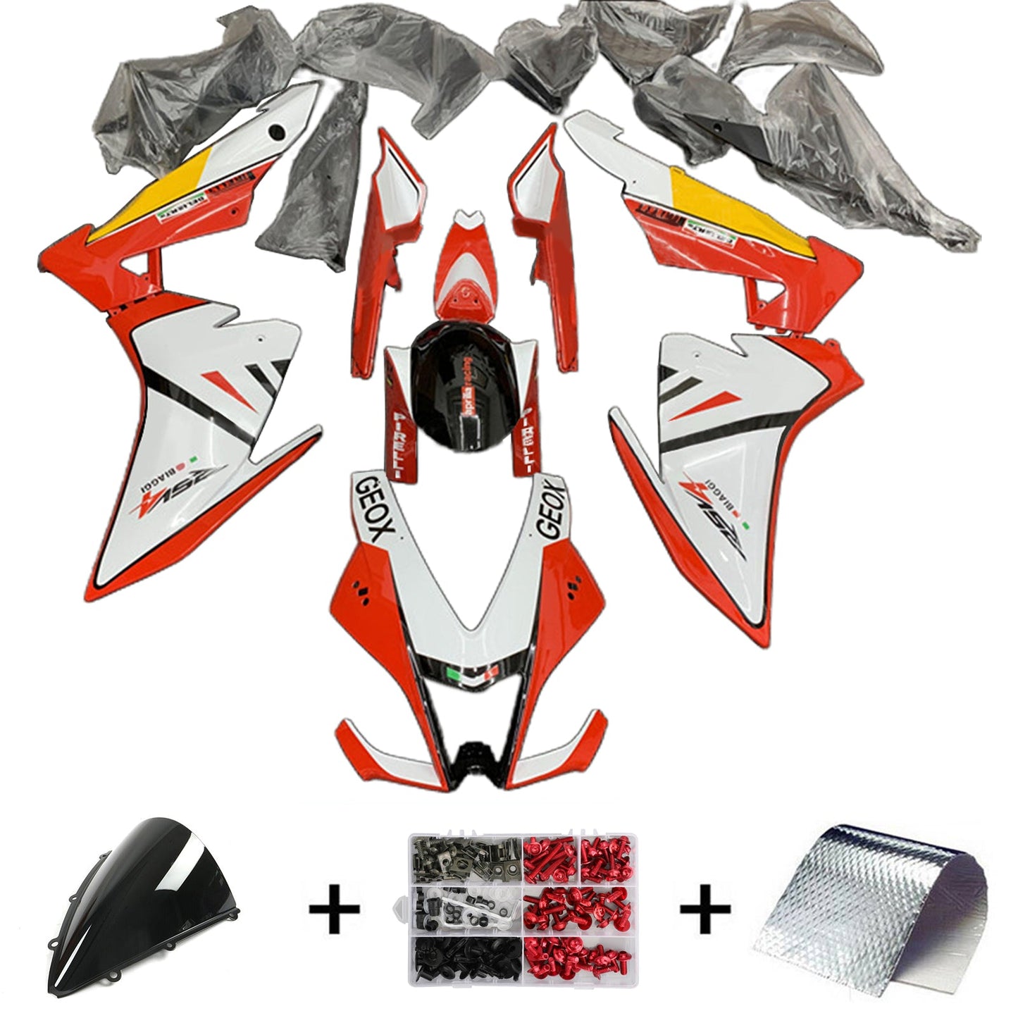 2009-2015 Aprilia RSV4 1000 Fairing Kit Bodywork Plastic ABS