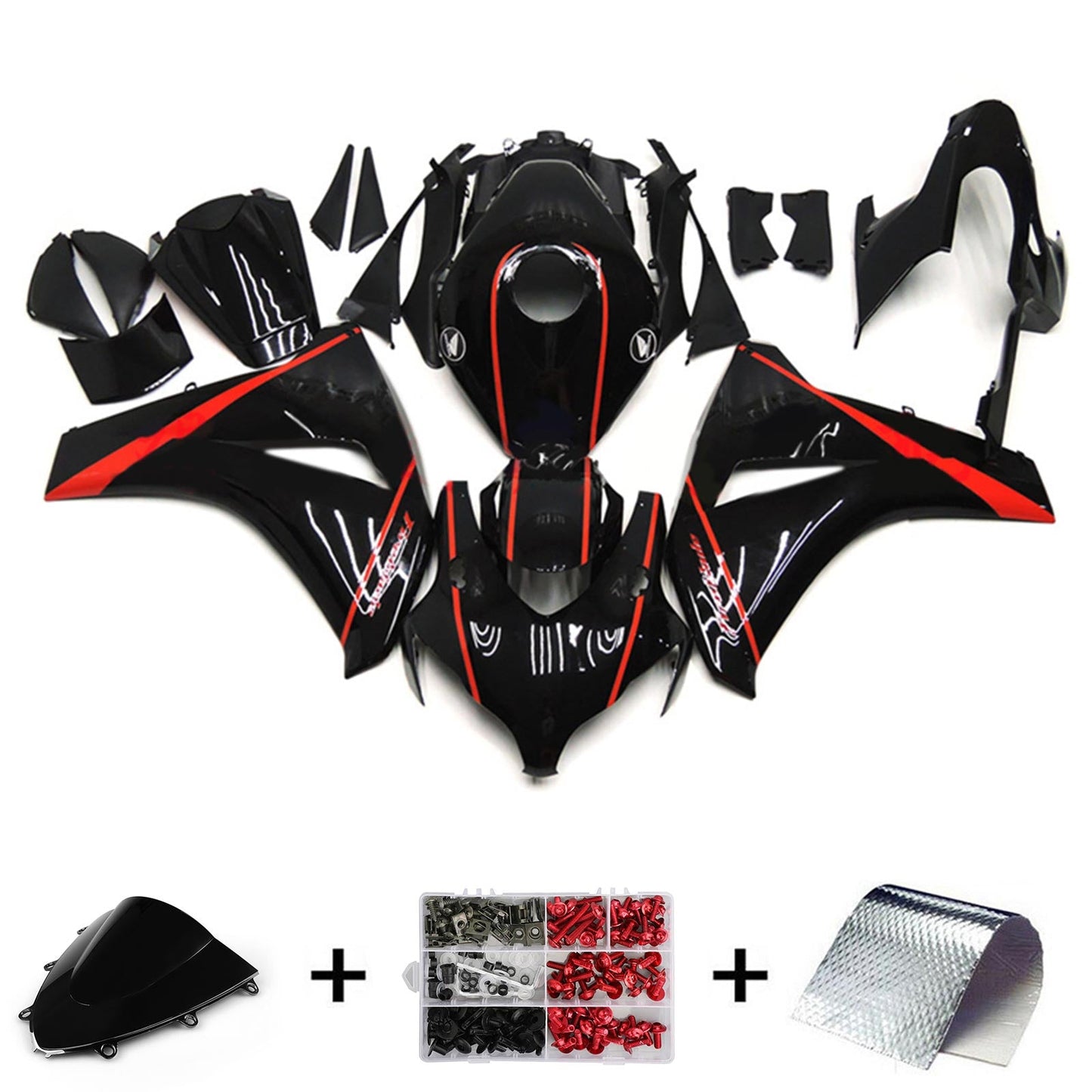 2008-2011 Honda CBR1000RR Injection Fairing Kit Bodywork Plastic ABS#199