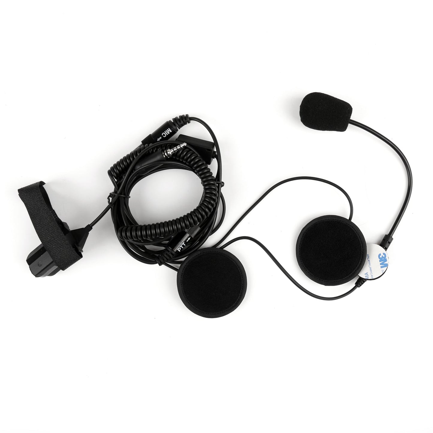 1x Helmet Tactical Motorcycle Race Headset PTT For Yaesu YAESU VX-7R VX-6R Radio