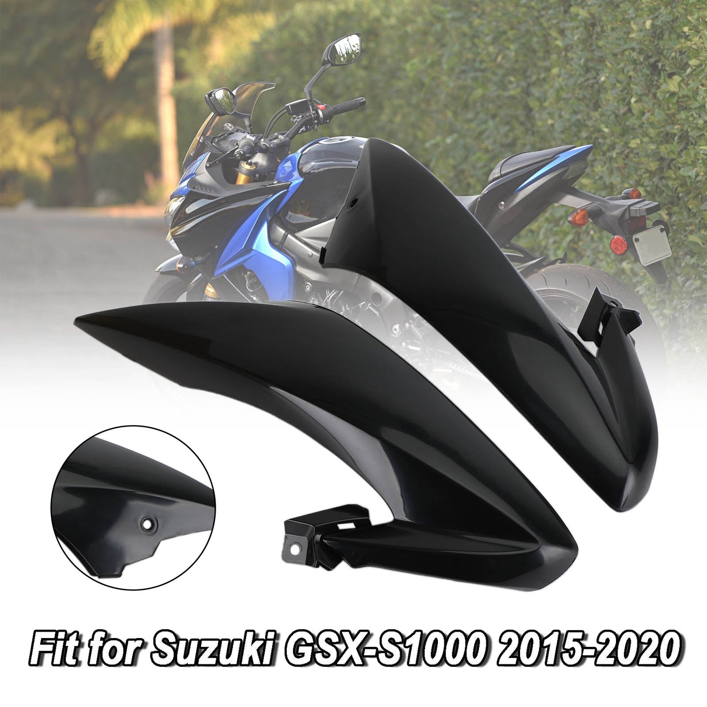 Unpainted Rear Tail Light Seat Cover Fairing For Suzuki GSX-S 1000 2015-2020