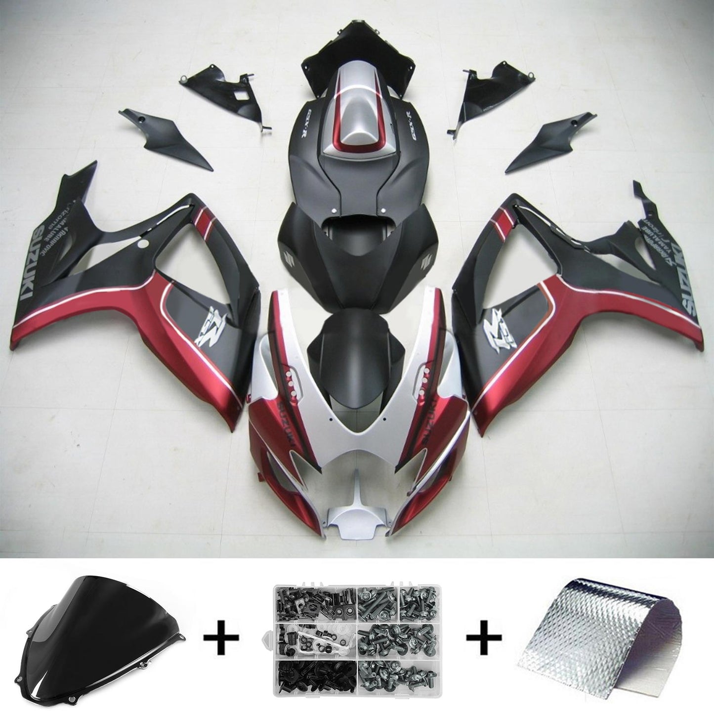 2006-2007 Suzuki GSXR 600/750 K6 Amotopart Injection Fairing Kit Bodywork Plastic ABS #115