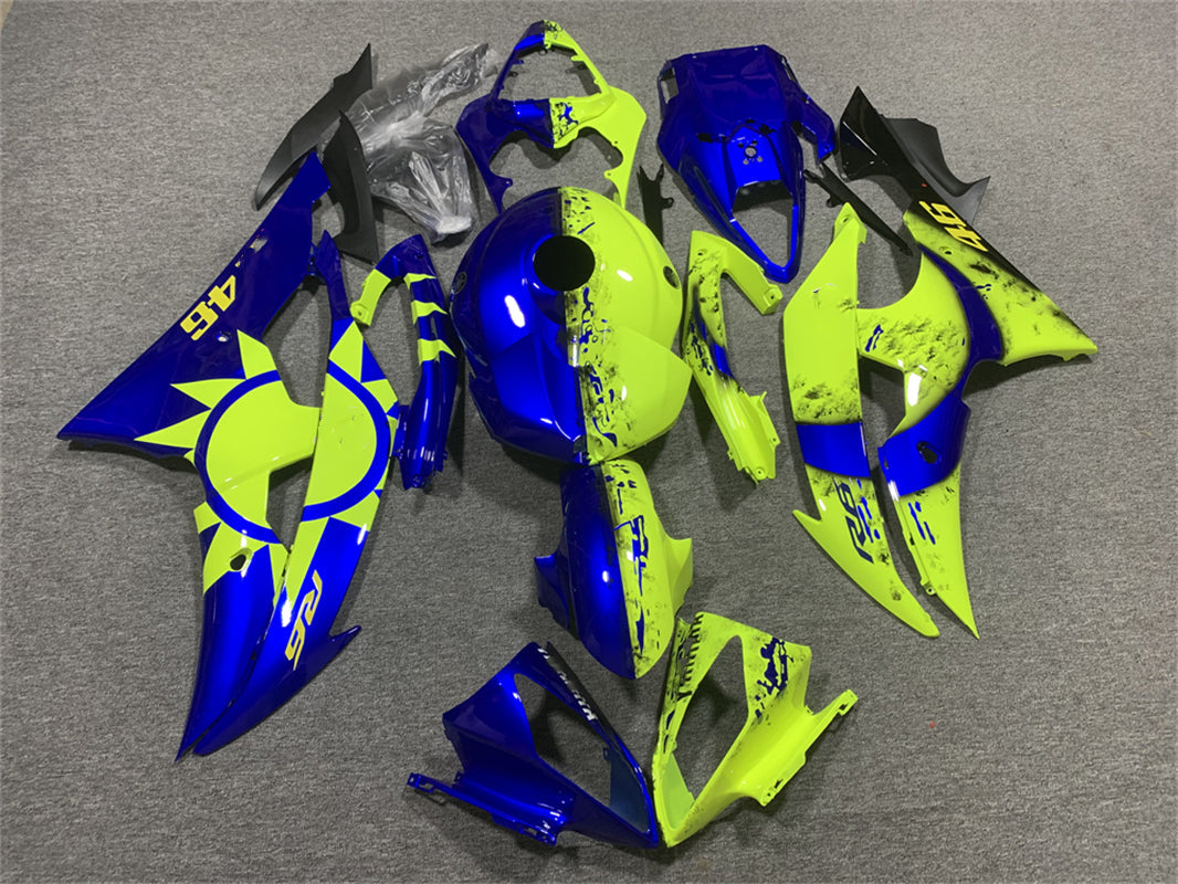 2008-2016 Yamaha YZF 600 R6 Injection Fairing Kit Bodywork Plastic ABS #184