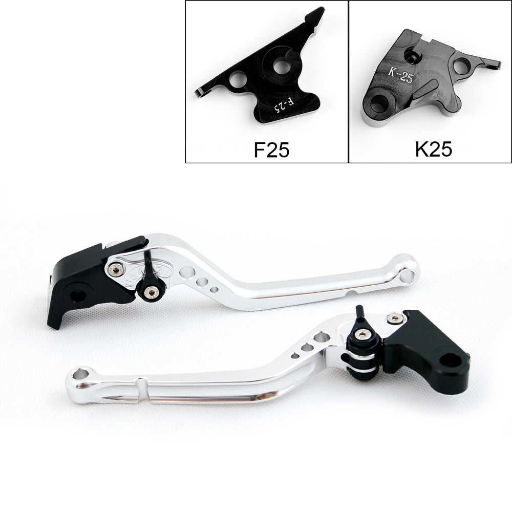 Long Brake Clutch Levers Fit For Kawasaki NINJA 250R 2008-2012 Black