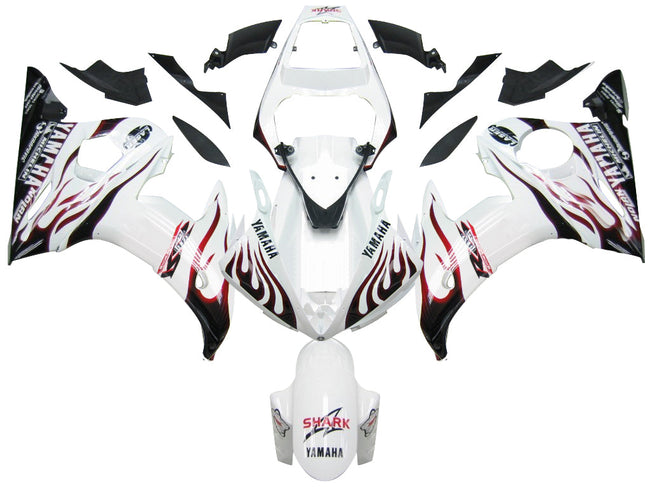 2003-2009 Yamaha YZF 600 R6 R6S Injection Fairing Kit Bodywork Plastic ABS #12