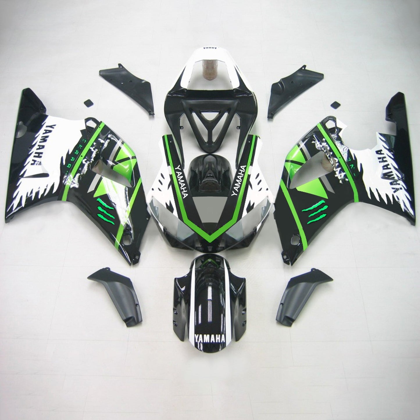 2000-2001 Yamaha YZF 1000 R1 Injection Fairing Kit Bodywork Plastic ABS #107