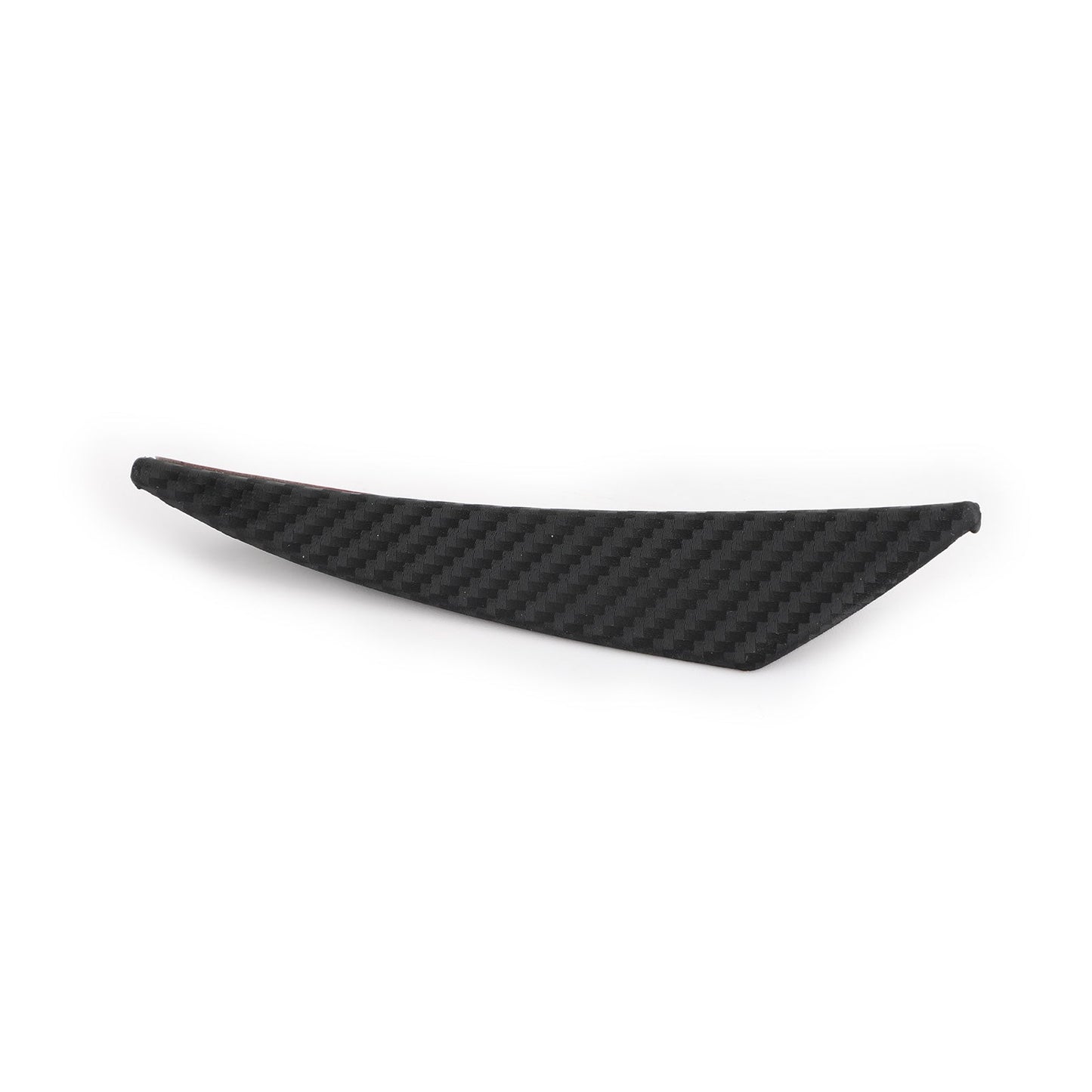 6pcs Universal Car Front Bumper Fins Spoiler Canards Refit Carbon Fiber Look
