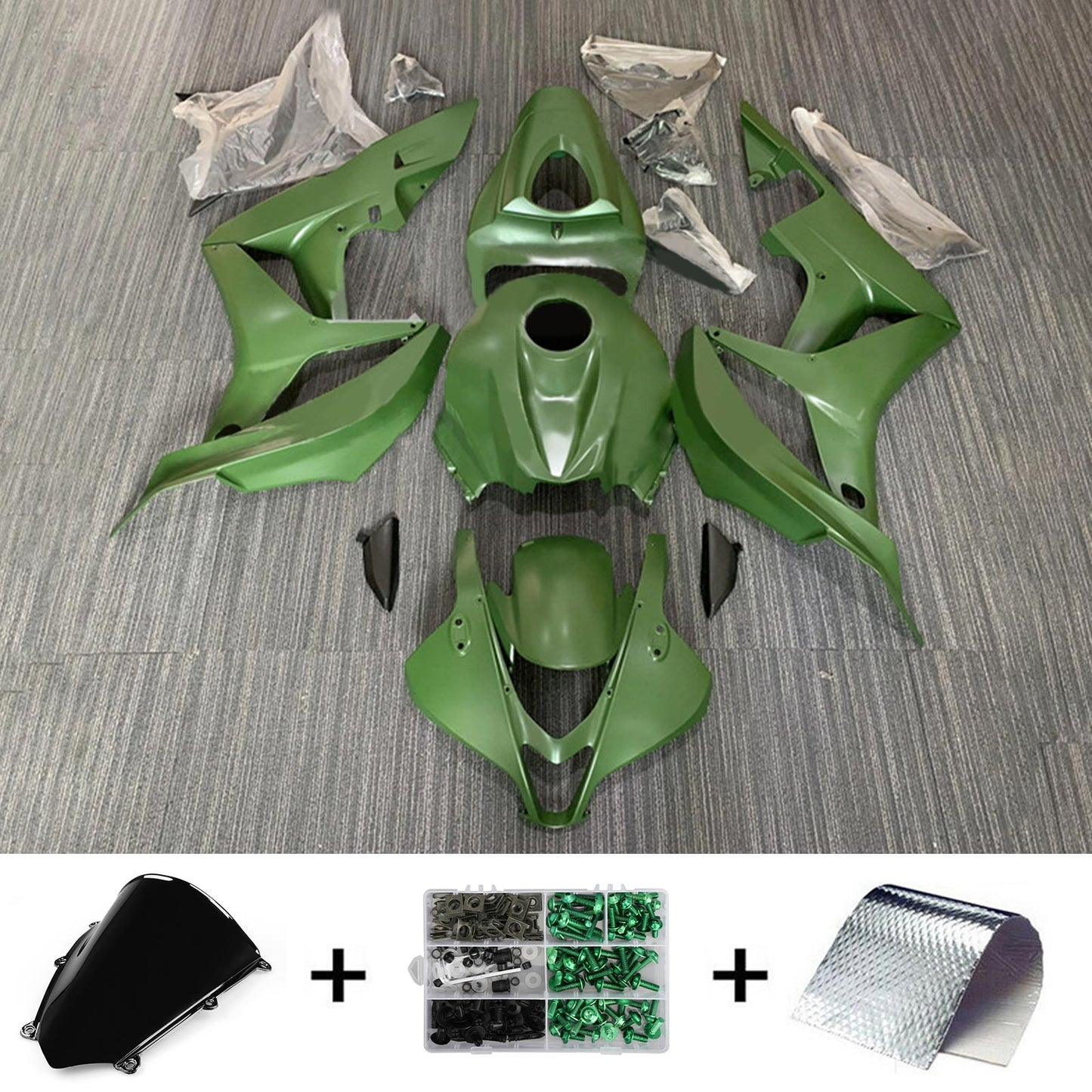 2007-2008 Honda CBR600RR F5 Injection Fairing Kit Bodywork Plastic ABS#201