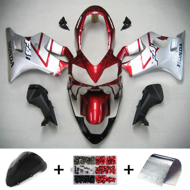 2004-2007 Honda CBR600 F4i Amotopart Injection Fairing Kit Bodywork Plastic ABS #133