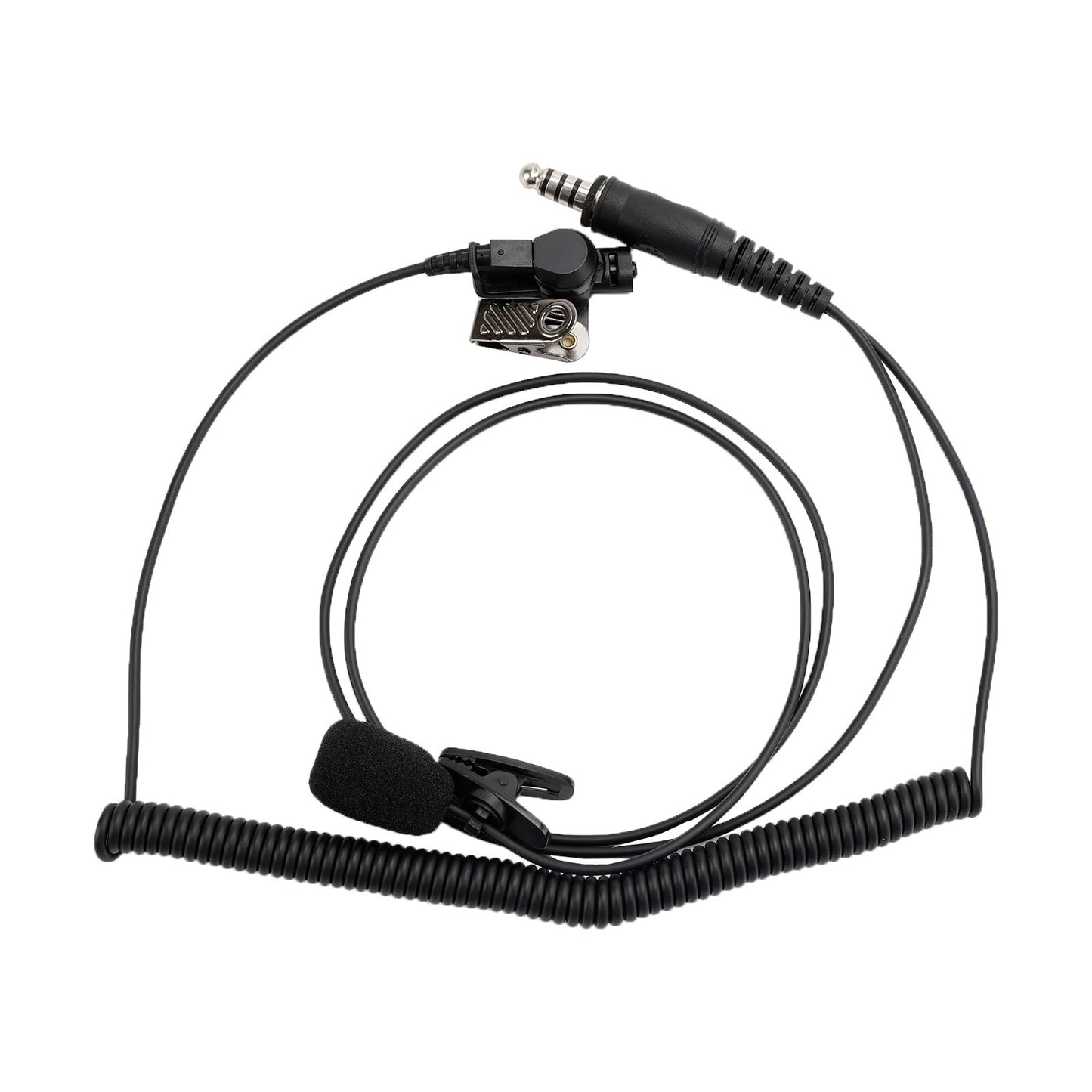 For DP3400 DP3600 APX4000 6-Pin U94 PTT 7.1-A3 Transparent Tube Headset with Mic