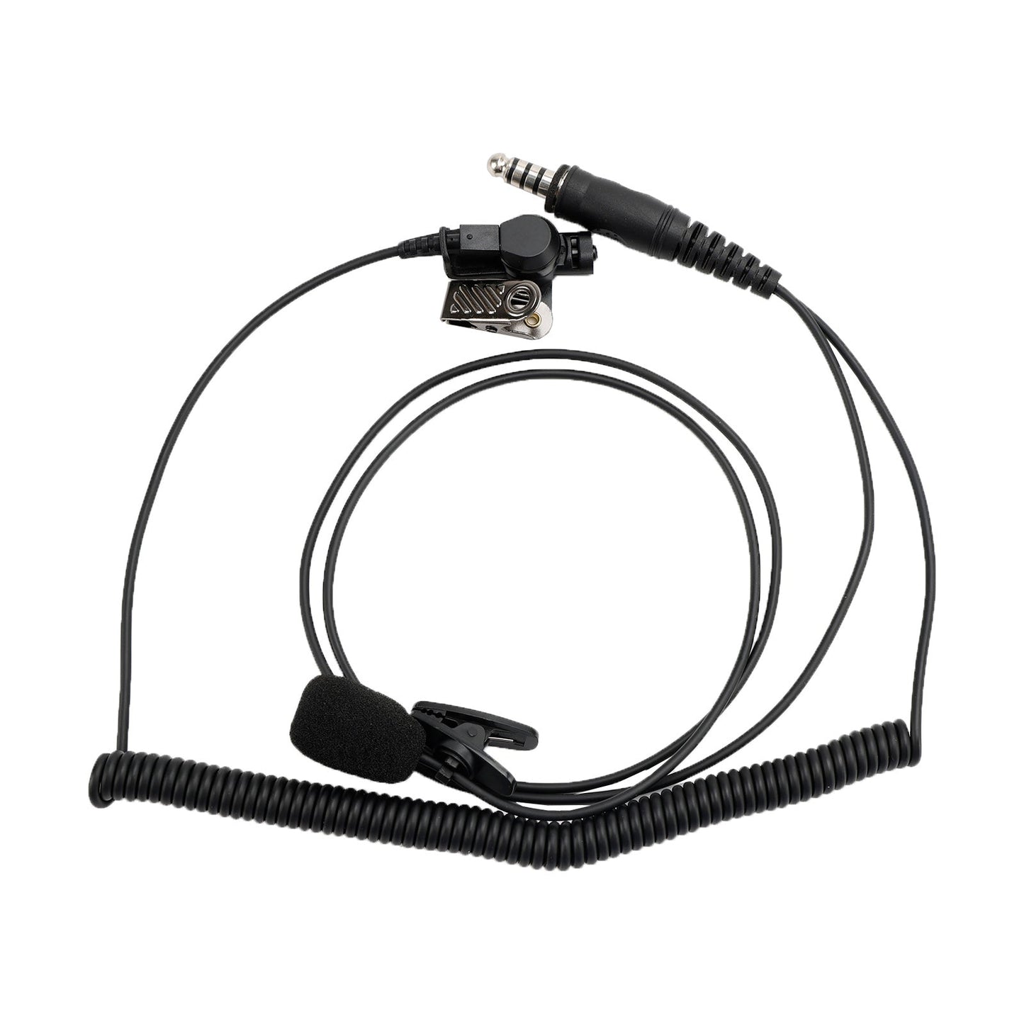 7.1-A3 Transparent Tube Headset with Mic 6-Pin U94 PTT For E8600/8608/8268