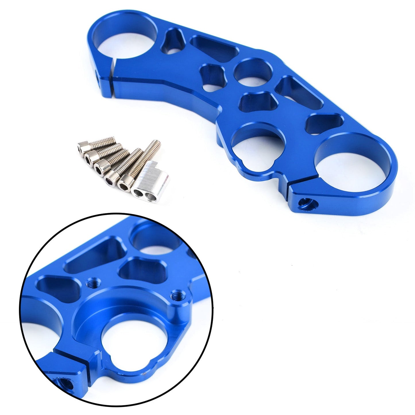 Lowering Triple Tree Front Upper Top Clamp for SUZUKI GSXR 600 750 1000 Black