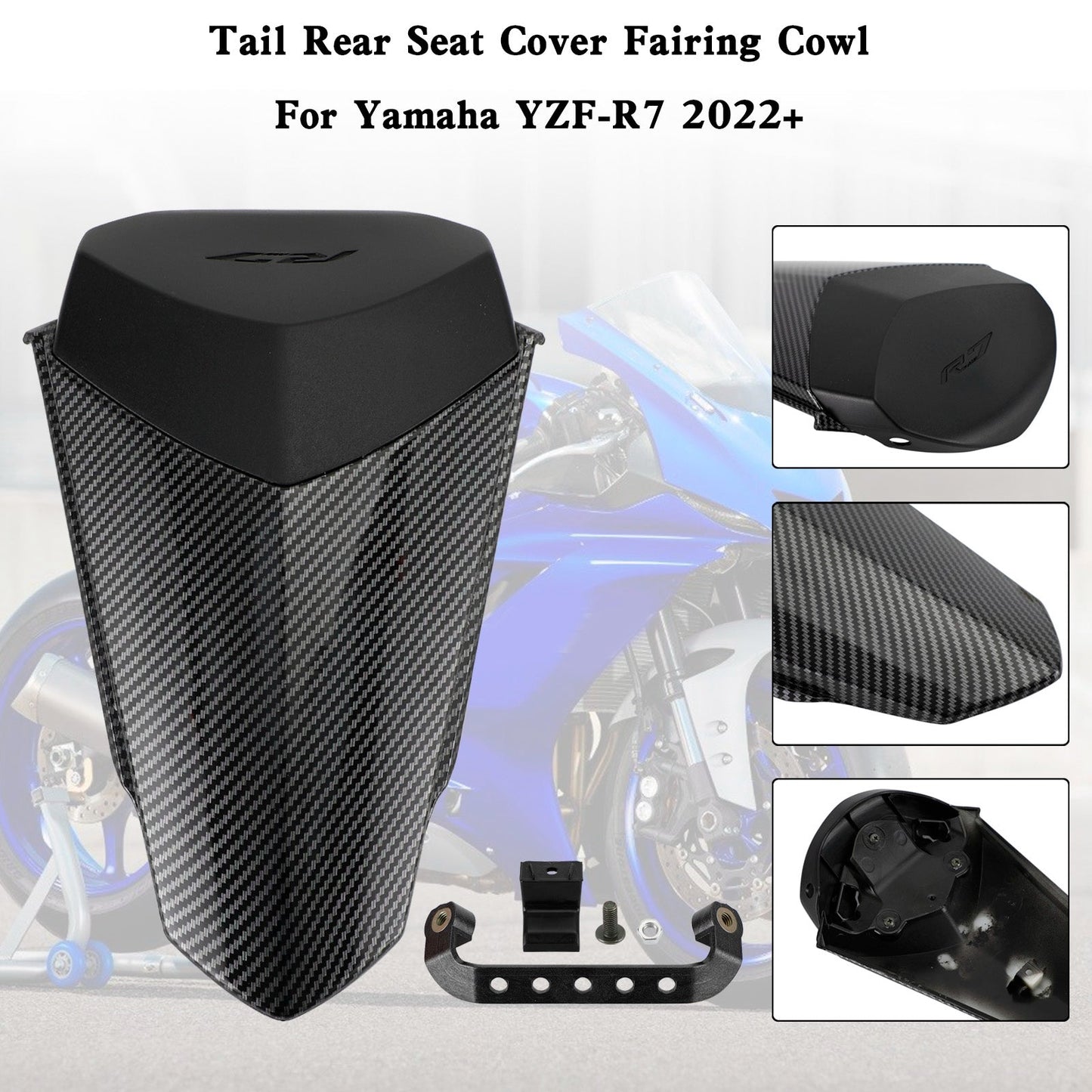 2022-2023 YAMAHA YZF-R7 YZF R7 Tail Rear Seat Cover Fairing Cowl