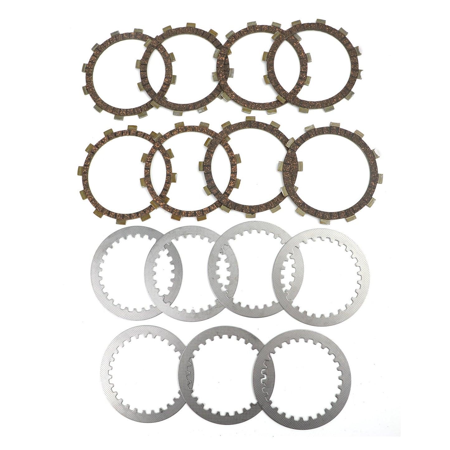 Clutch Plate Kit - Friction & Steel Plates For Yamaha TT600L/N/W/K/E/R/RE XT400E Artesia XT500Z/E XT550K XT600/Z/E SRX400/600