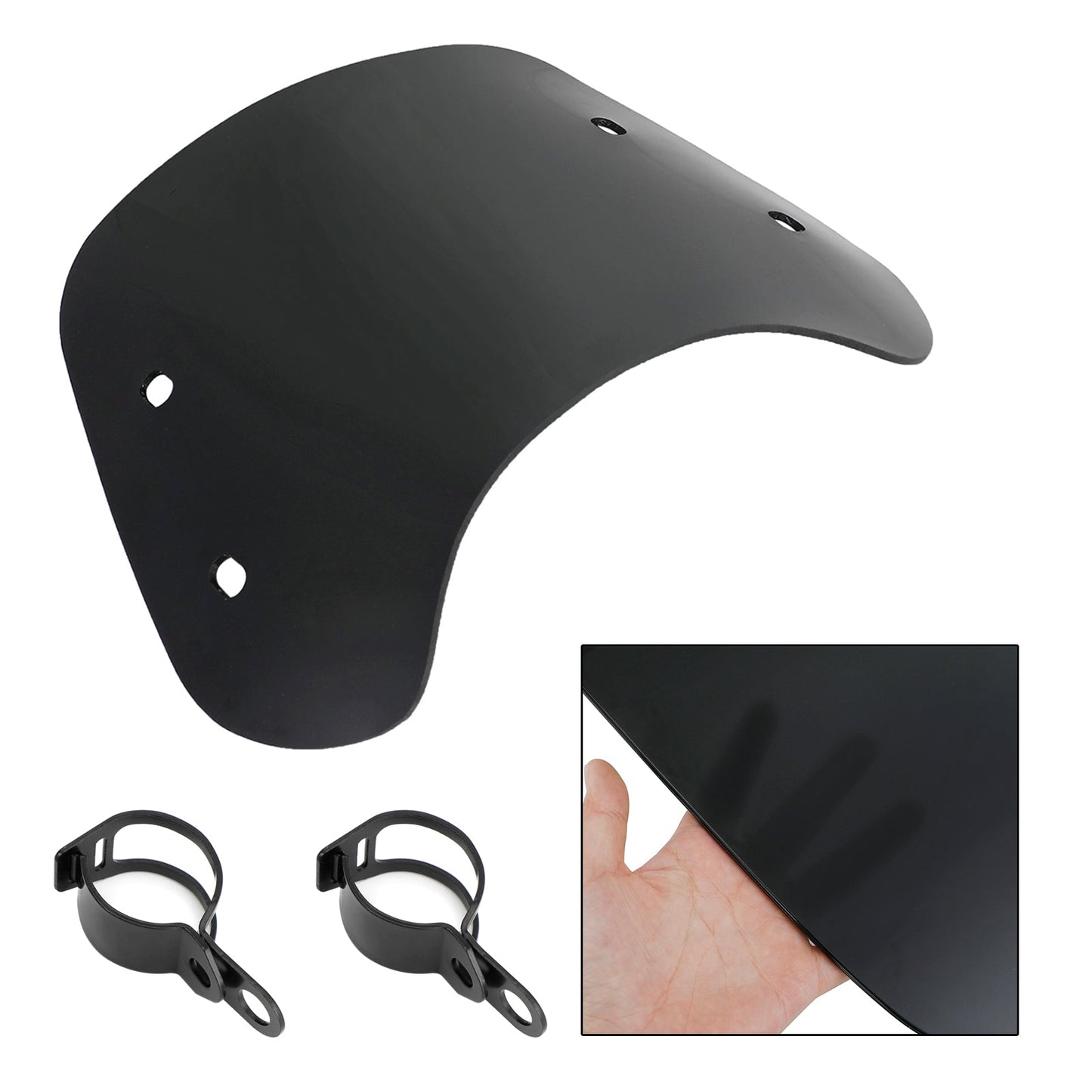 motorcycle with 41-51mm front fork Universal Windshield WindScreen