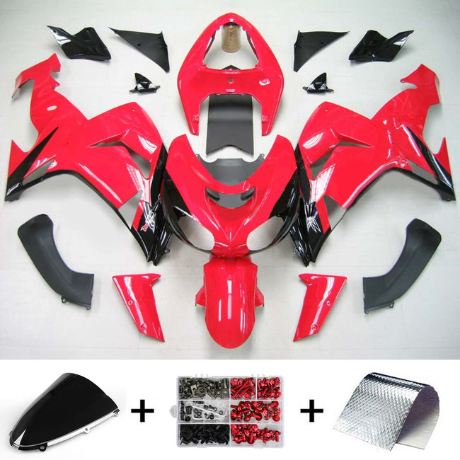 2006-2007 Kawasaki ZX10R Amotopart Injection Fairing Kit Bodywork Plastic ABS #121