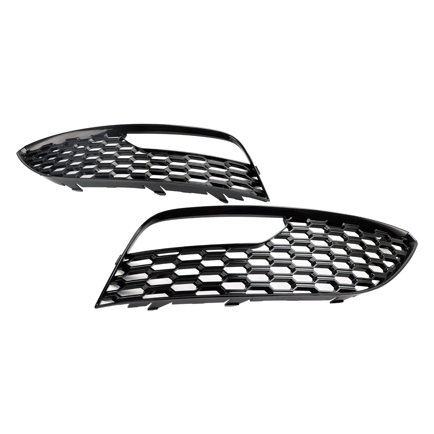 2012-2016 Audi A3 S3 Mesh Front Bumper Fog Light Surround Cover Grille 2PCS