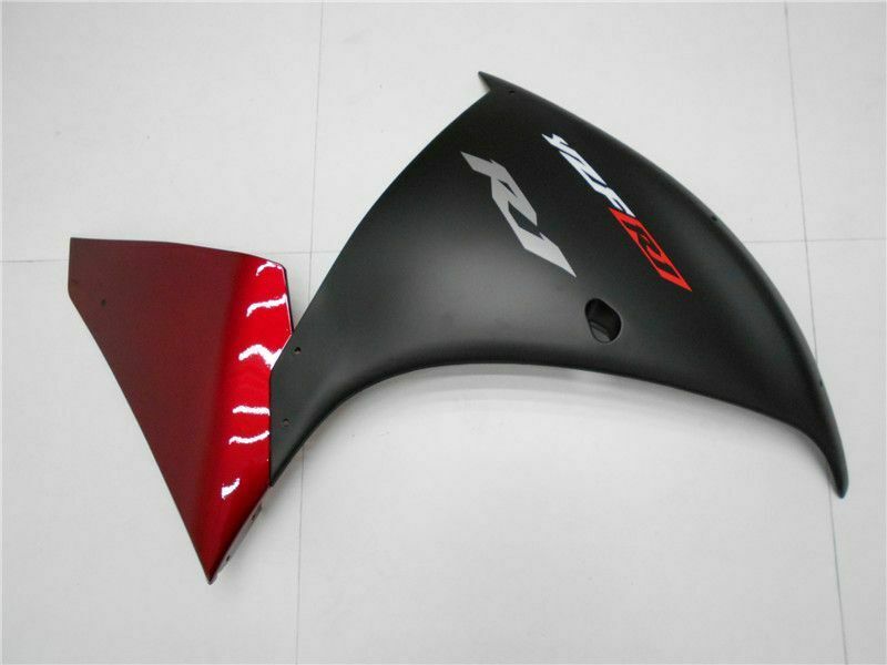 2009-2011 Yamaha YZF R1 Amotopart Fairing Red Black Kit