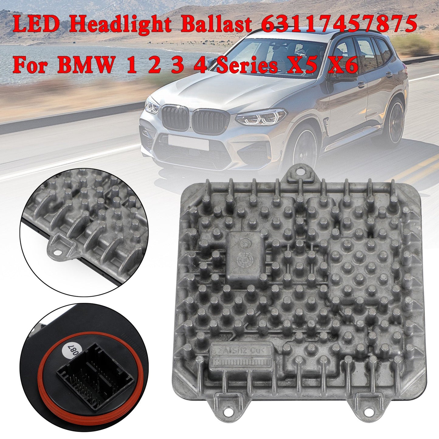 LED Headlight Ballast 63117457875 For BMW 1 2 3 4 Series X5 X6