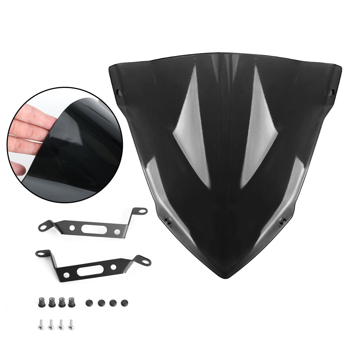 ABS Motorcycle Windshield WindScreen fit for Yamaha MT-07 MT07 2018-2020