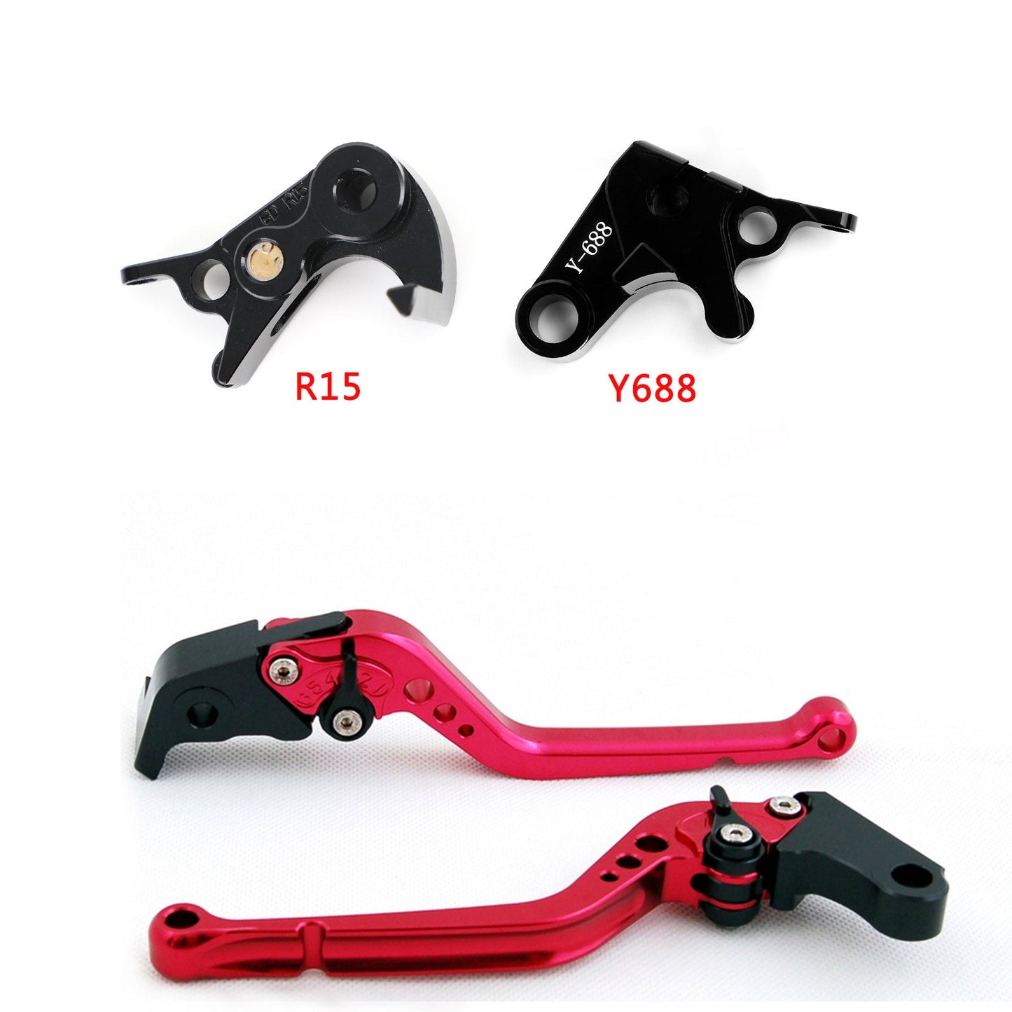 Long Clutch Brake Lever fit for Yamaha YZF R1/R1M/R1S 2015-2021 YZF R6 2017-2020