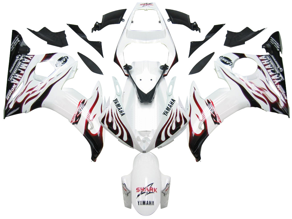 2003-2004 Yamaha YZF 600 R6 R6S 2006-2009 Injection Fairing Kit Bodywork Plastic ABS #1