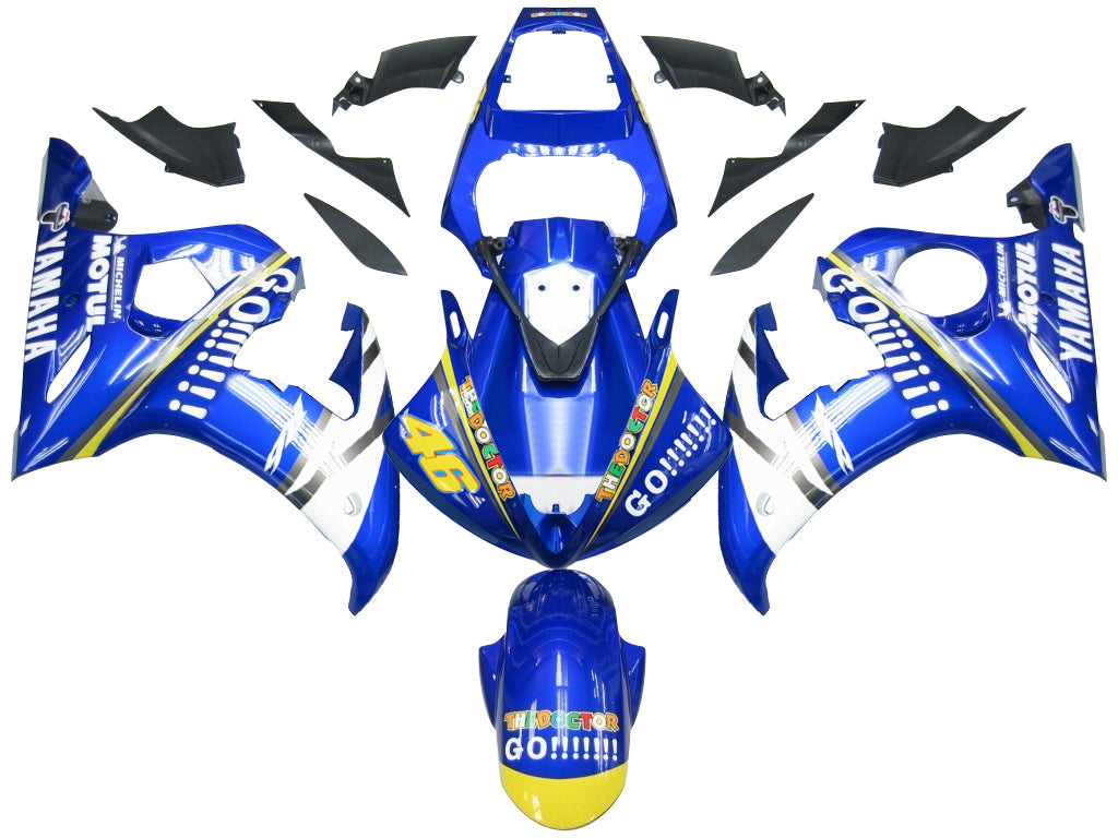 2003-2004 Yamaha YZF 600 R6 R6S 2006-2009 Injection Fairing Kit Bodywork Plastic ABS #1