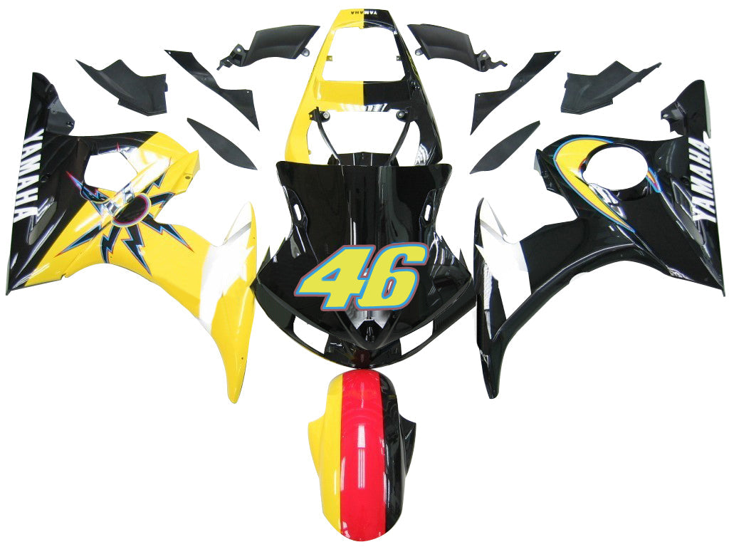 2003-2004 Yamaha YZF 600 R6 R6S 2006-2009 Injection Fairing Kit Bodywork Plastic ABS #1