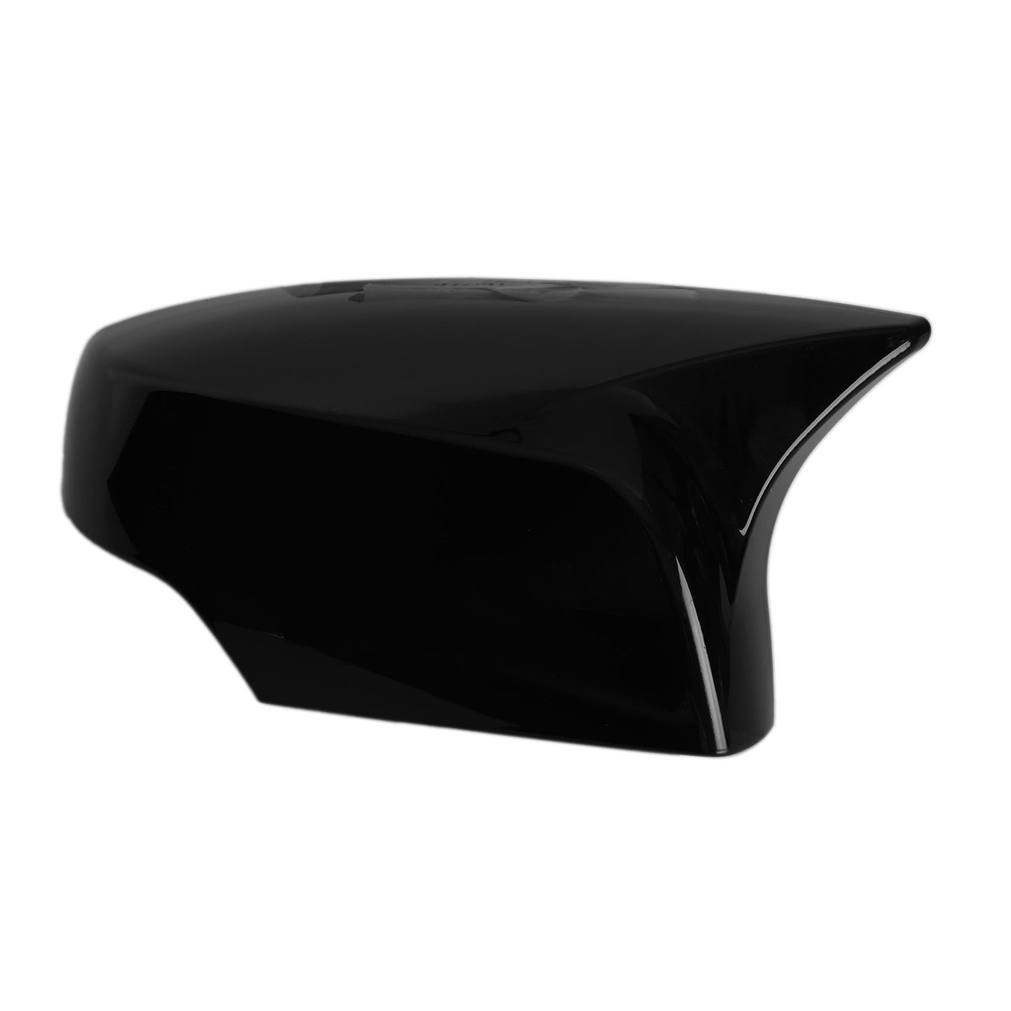 Gloss Black Refitting Ox Horn Rearview Mirror Cover For Subaru Forester 14-18