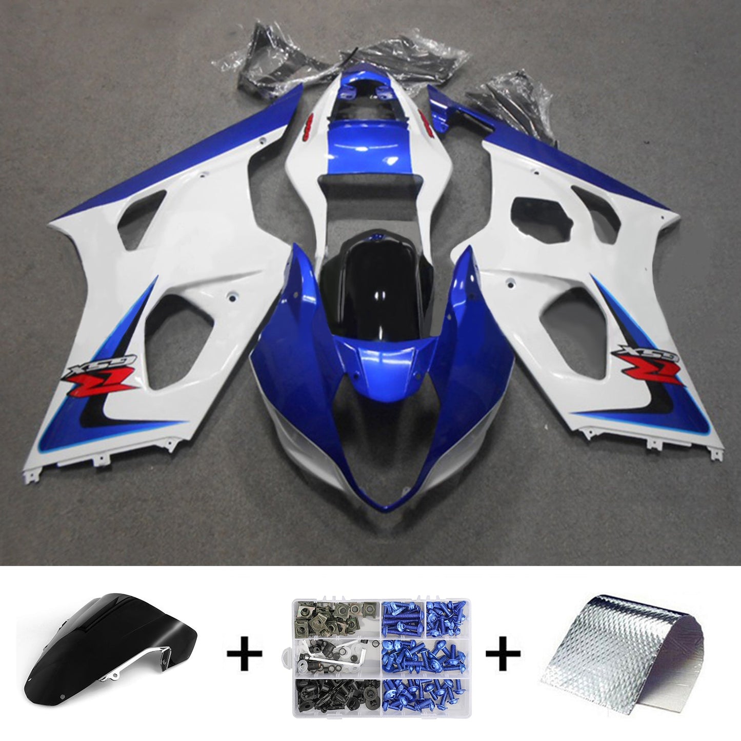 2003-2004 Suzuki GSXR1000 K3 Injection Fairing Kit Bodywork Plastic ABS#132