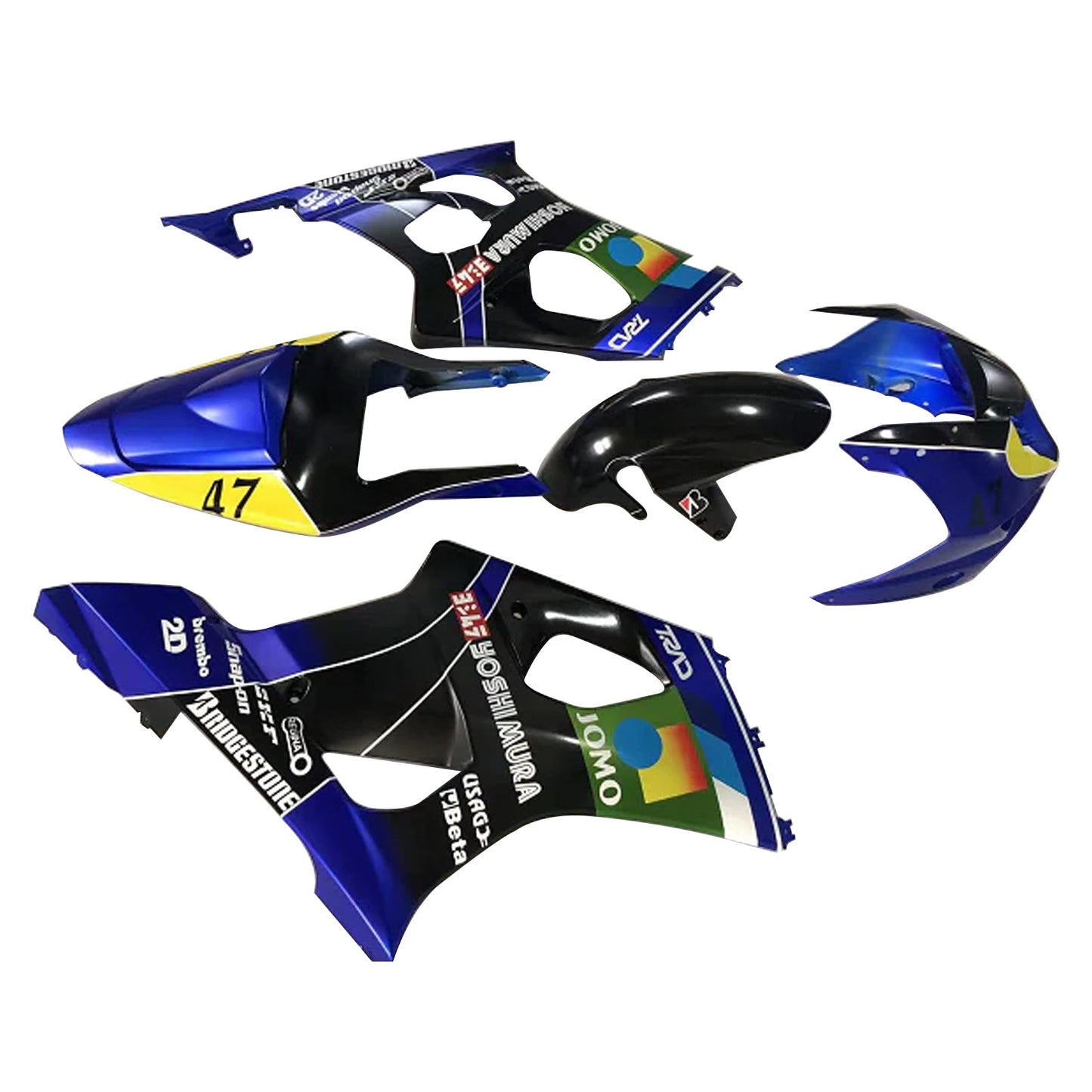 2003-2004 Suzuki GSXR1000 K3 Injection Fairing Kit Bodywork Plastic ABS