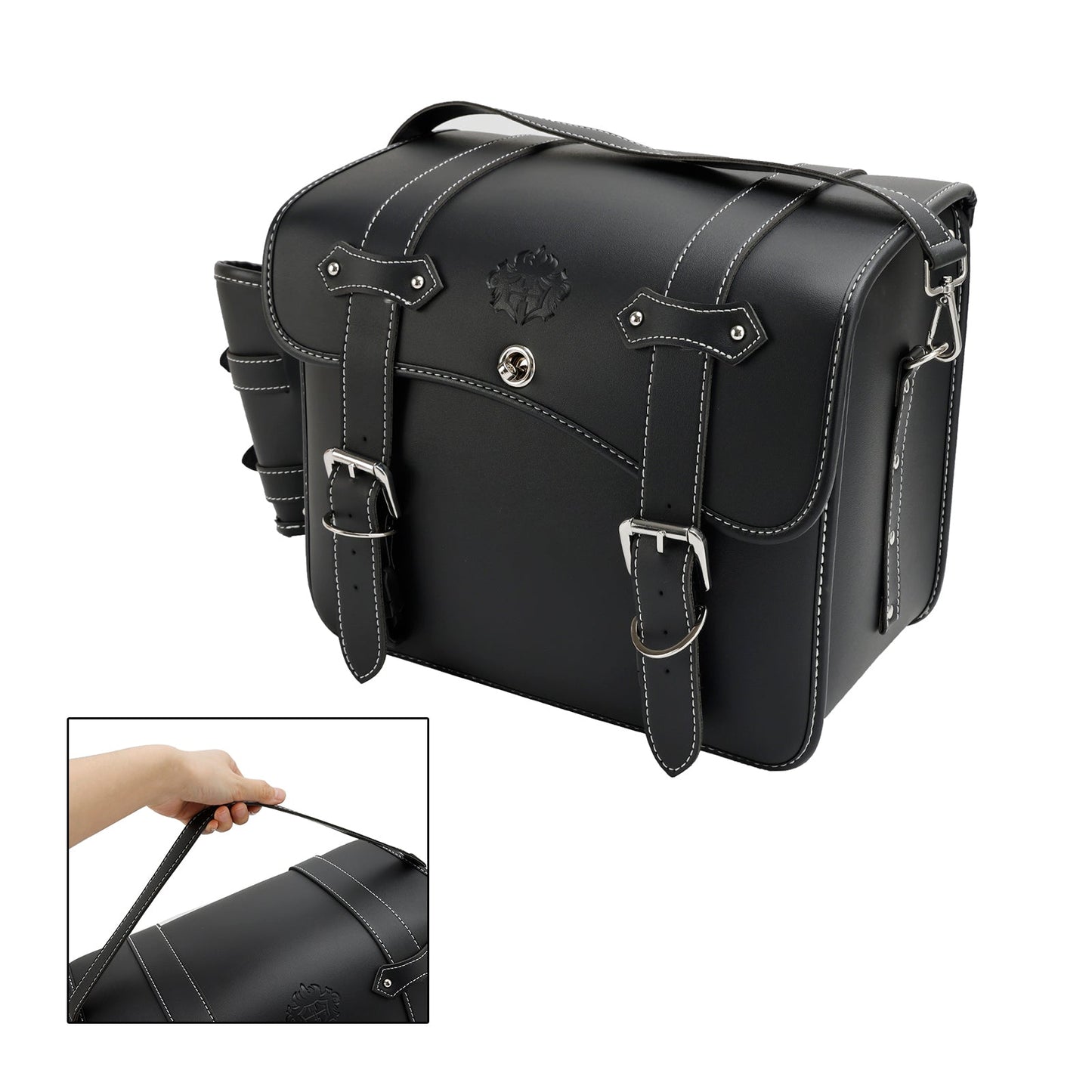 Quick Release Side Saddlebag Tool Bag Luggage Pouch Storage Thicken For Motor M