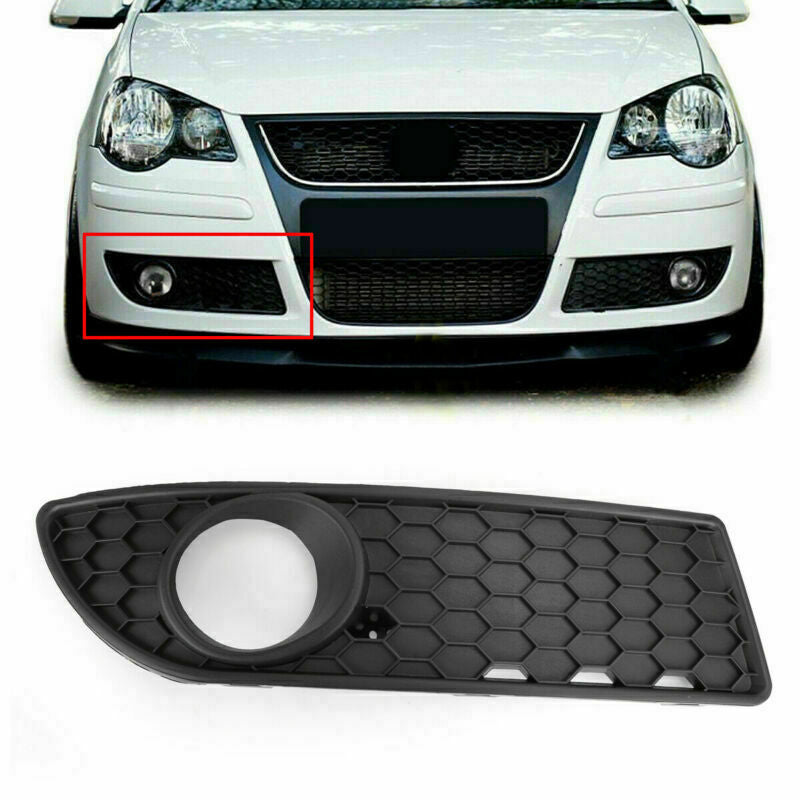 BLACK Center For Polo GTI Front VW Lower 9N3 Grille Bumper Grill 2005-2009 Fog