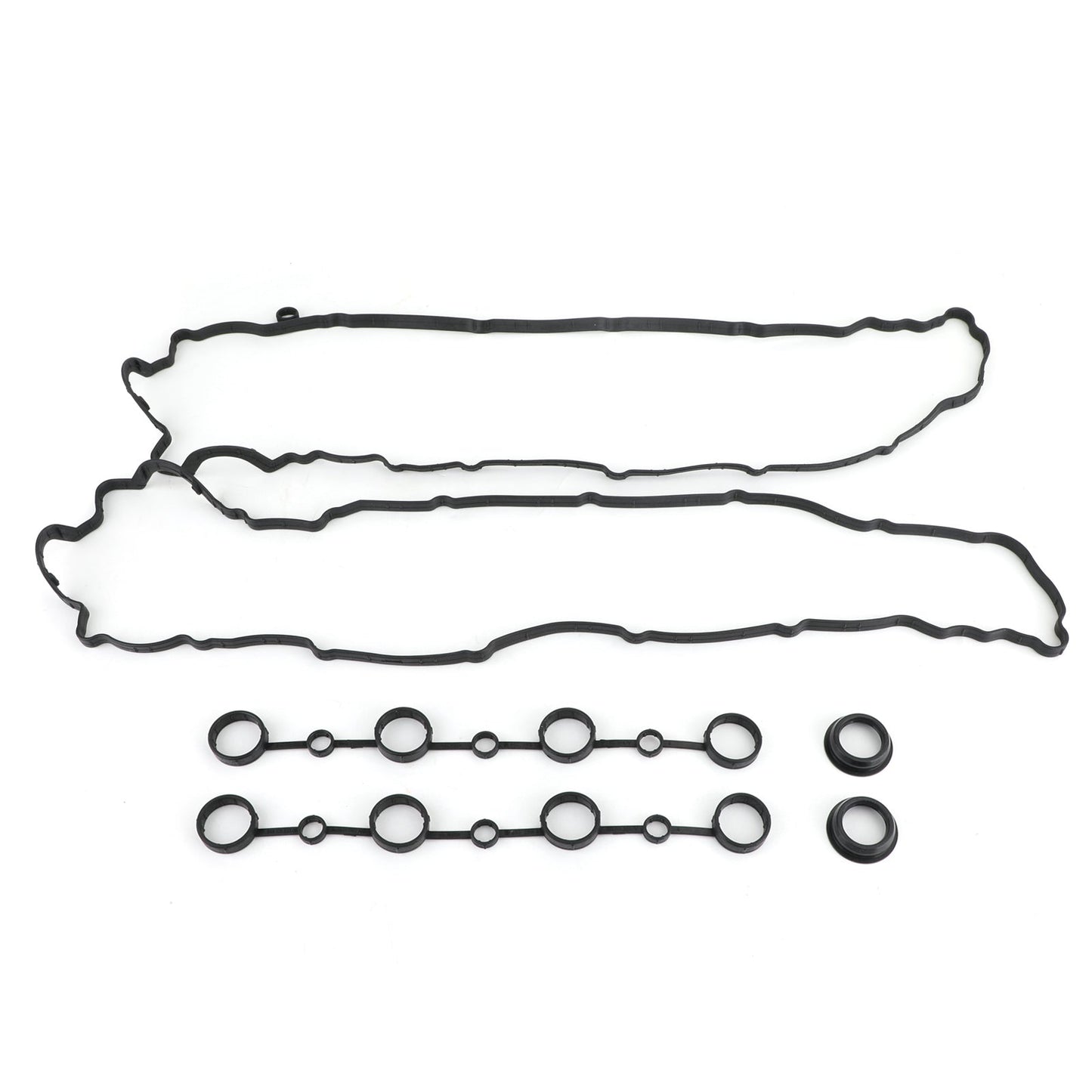 2003-2006 Porsche Cayenne Valve Cover Gasket Set BLK Left & Right