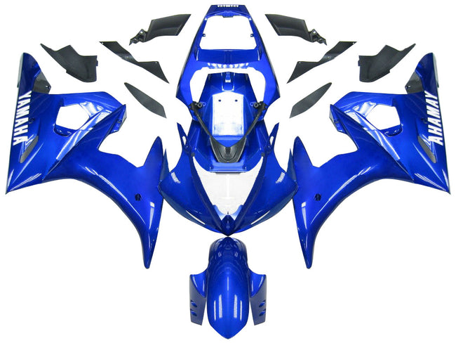 2005 Yamaha YZF 600 R6 Amotopart Injection Fairing Kit Bodywork Plastic ABS #16