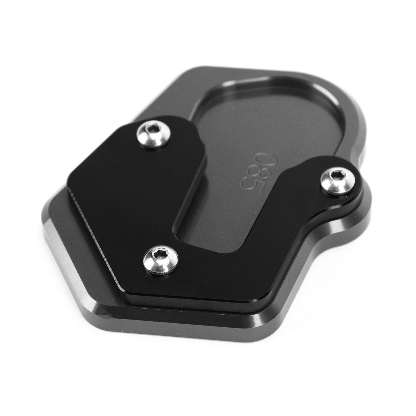 Kickstand Side Stand Extension Pad Fit For BMW F900R 2020 BLK