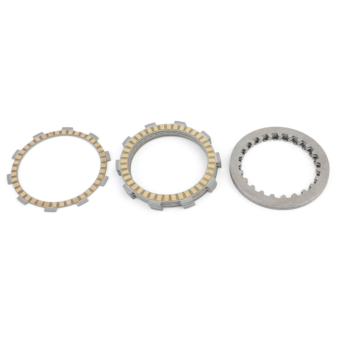 Clutch Plate Kit - Friction & Steel Plates For Yamaha FZR250 Genesis 87-88 FZR250R 89-94 FZX250 Zeal (3YX1/2/4) 91-92