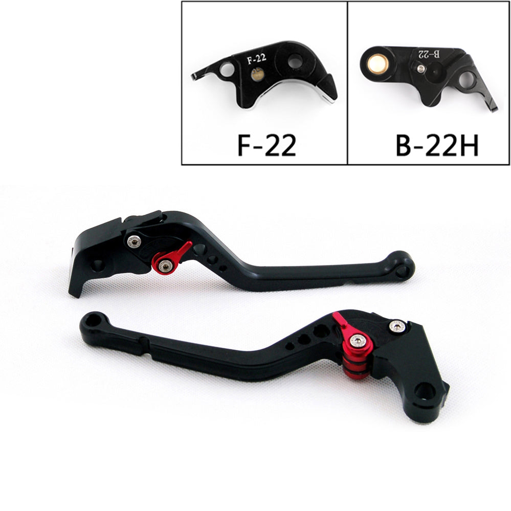 Long Brake & Clutch Lever For BMW S1000RR 15-2018 S1000R 15-2018 (F-22/B-22H) BK