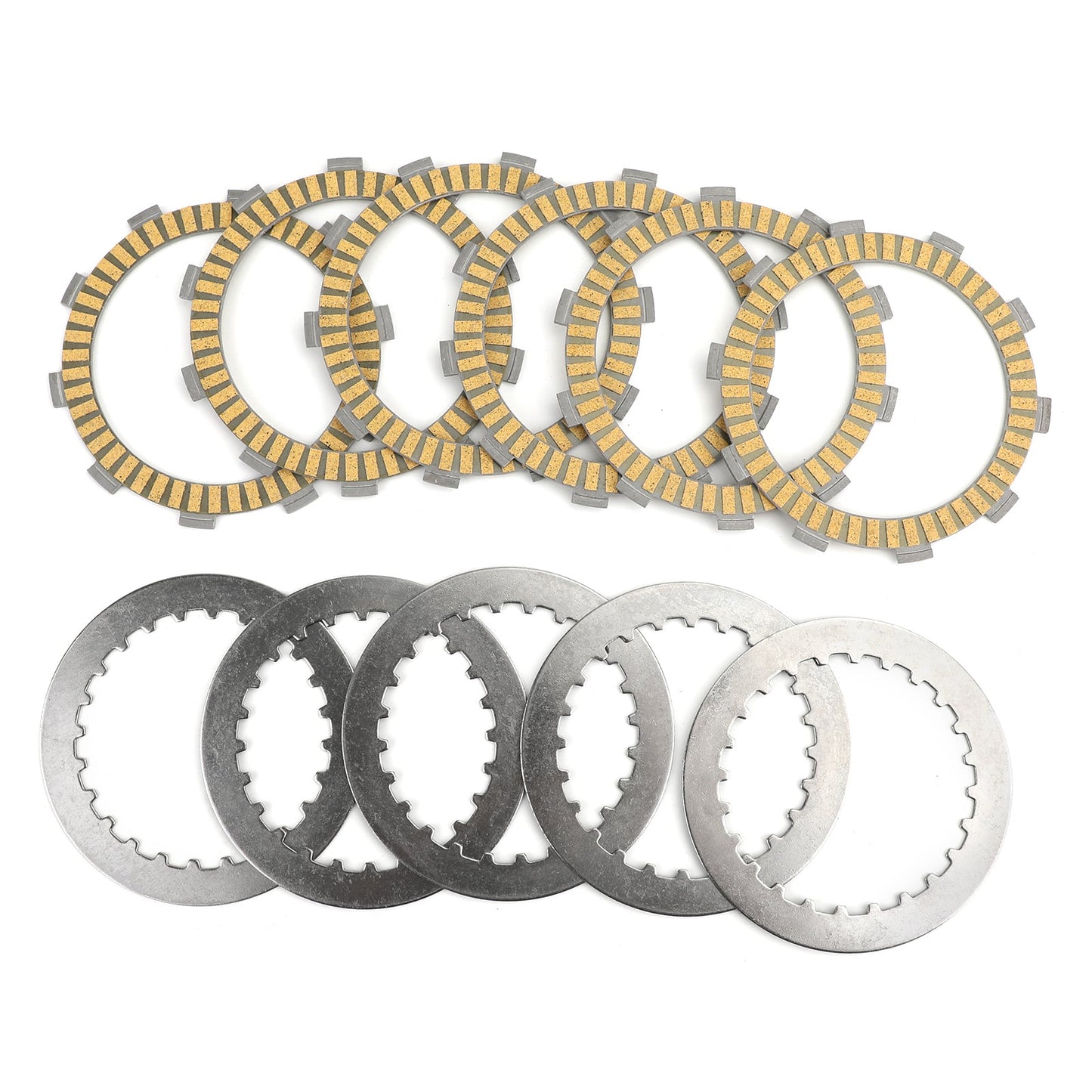 Clutch Plate Kit - Friction & Steel Plates For Honda ATV TRX300 Sportrax 300 X CR125 RD/RE AX-1 NX250 J/K/R/R3 NX250 XR250R XR250L