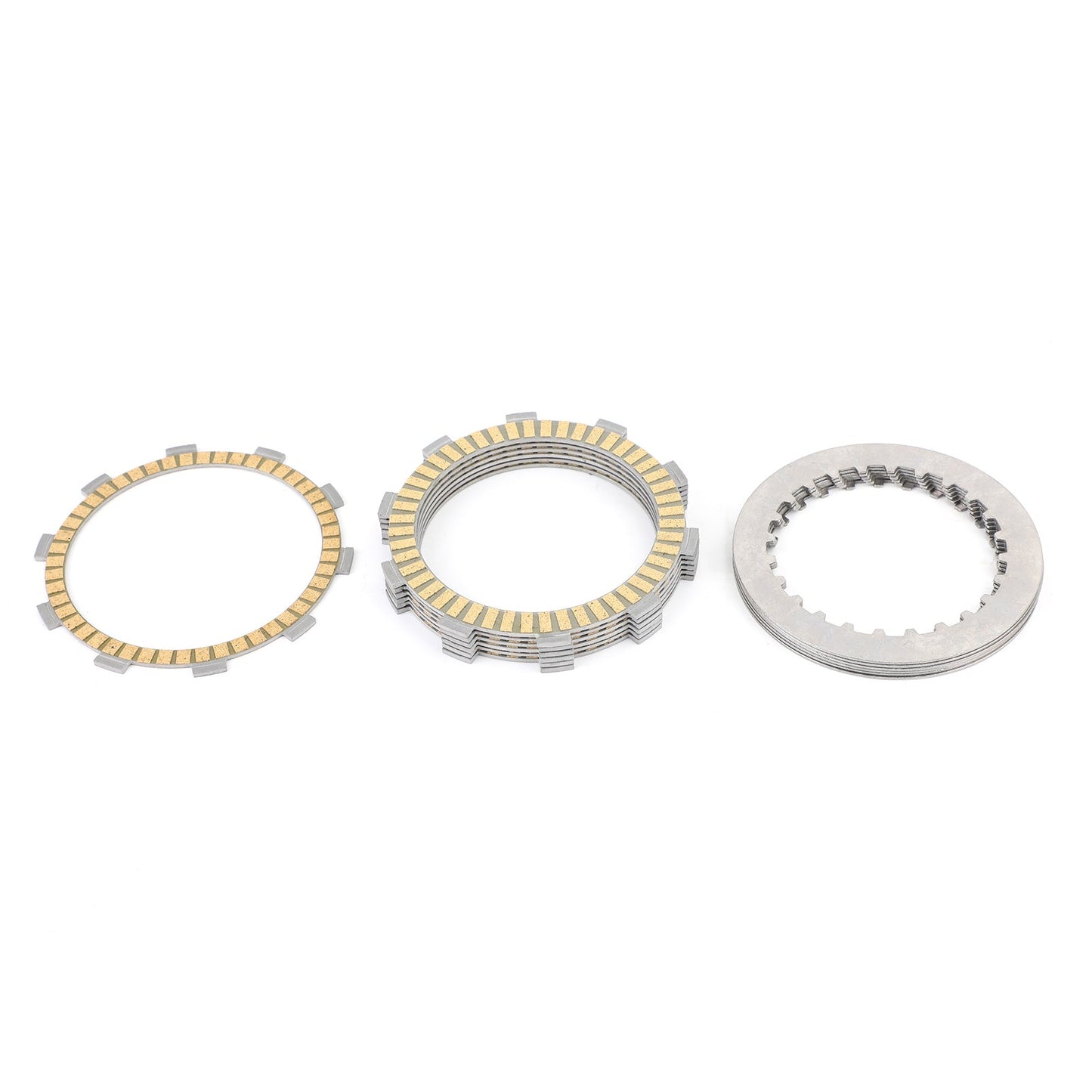 Clutch Plate Kit - Friction & Steel Plates For Honda CRM250 CB400SS Suzuki Triumph Daytona 650