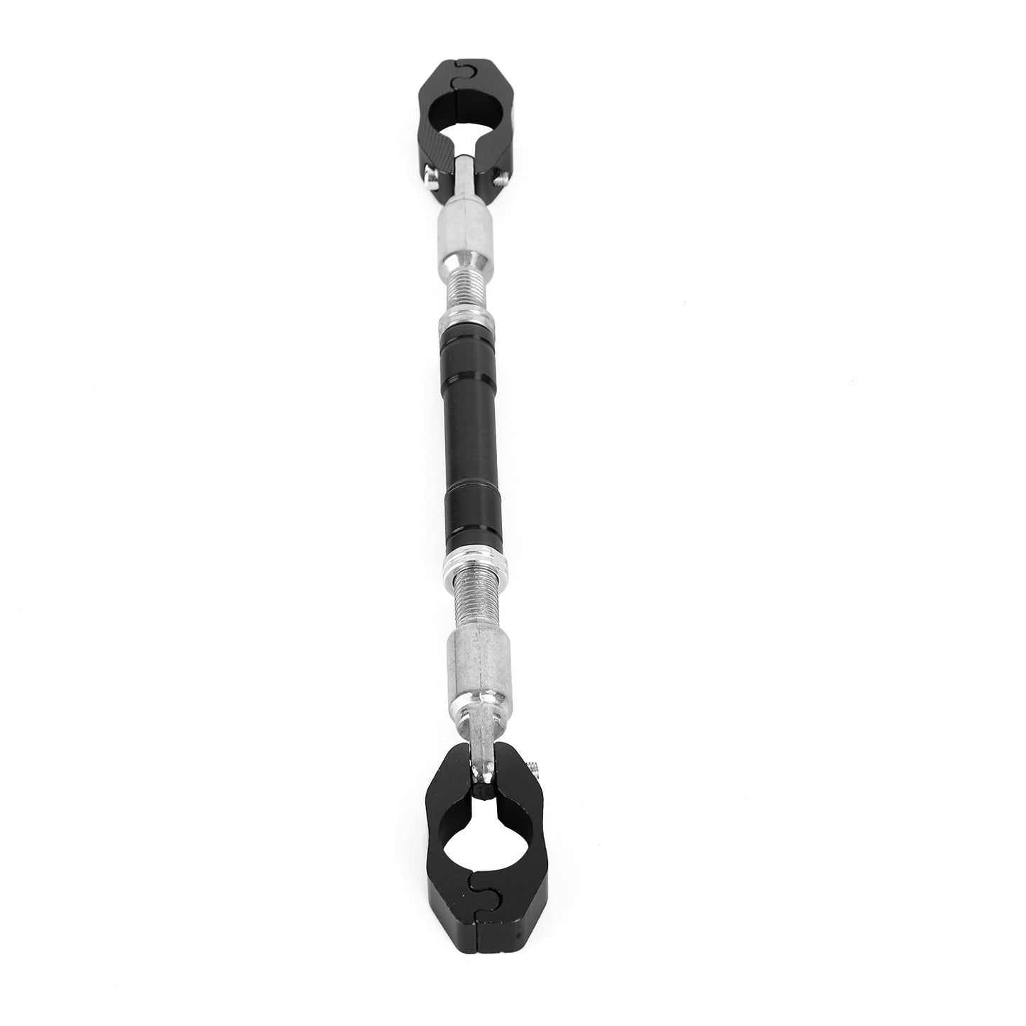 Motorcycle Cnc Cross Bar Adjustable Handlebar Universal Clamp Balance Lever Silver