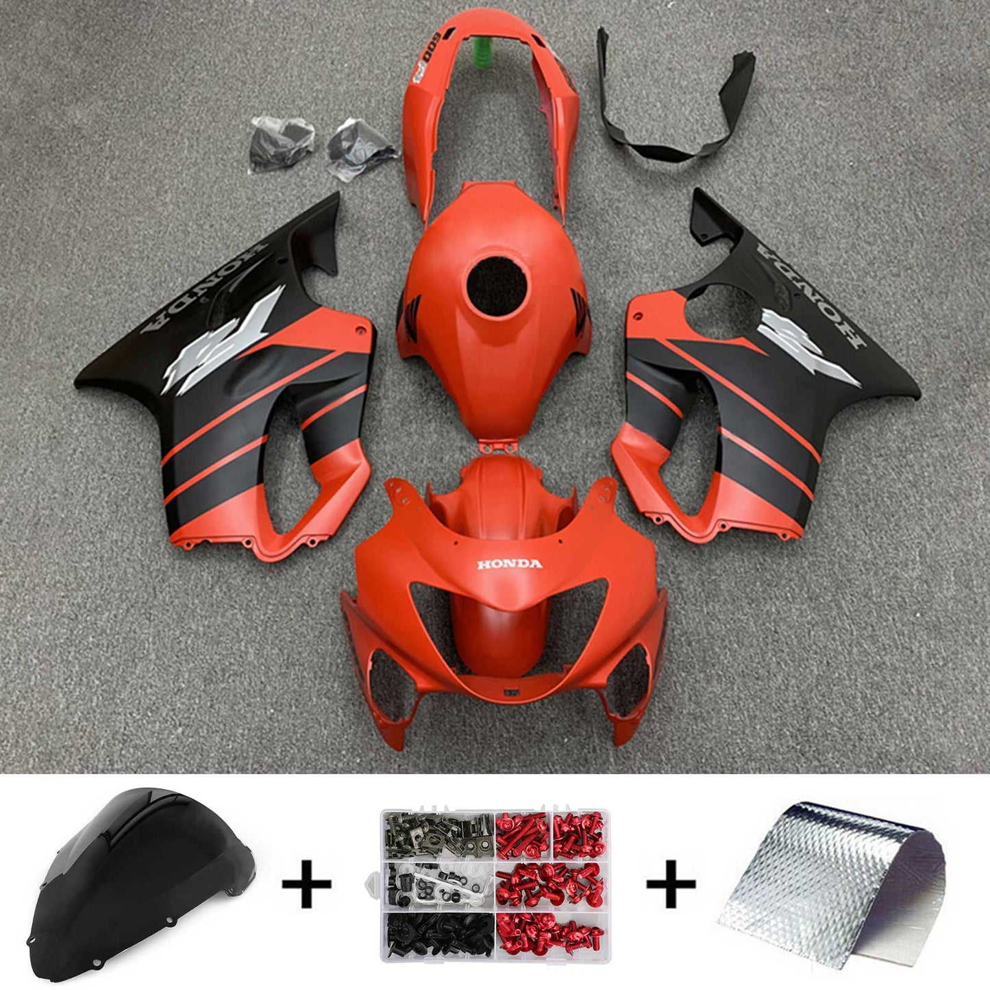 2004-2007 Honda CBR600 F4i Injection Fairing Kit Bodywork Plastic ABS#138