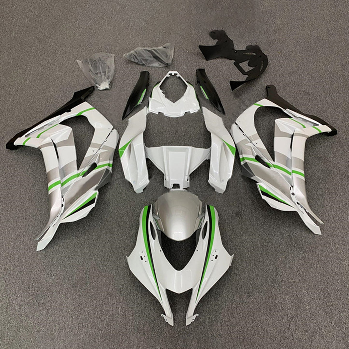 2016-2020 Kawasaki ZX10R Injection Fairing Kit Bodywork Plastic ABS#157