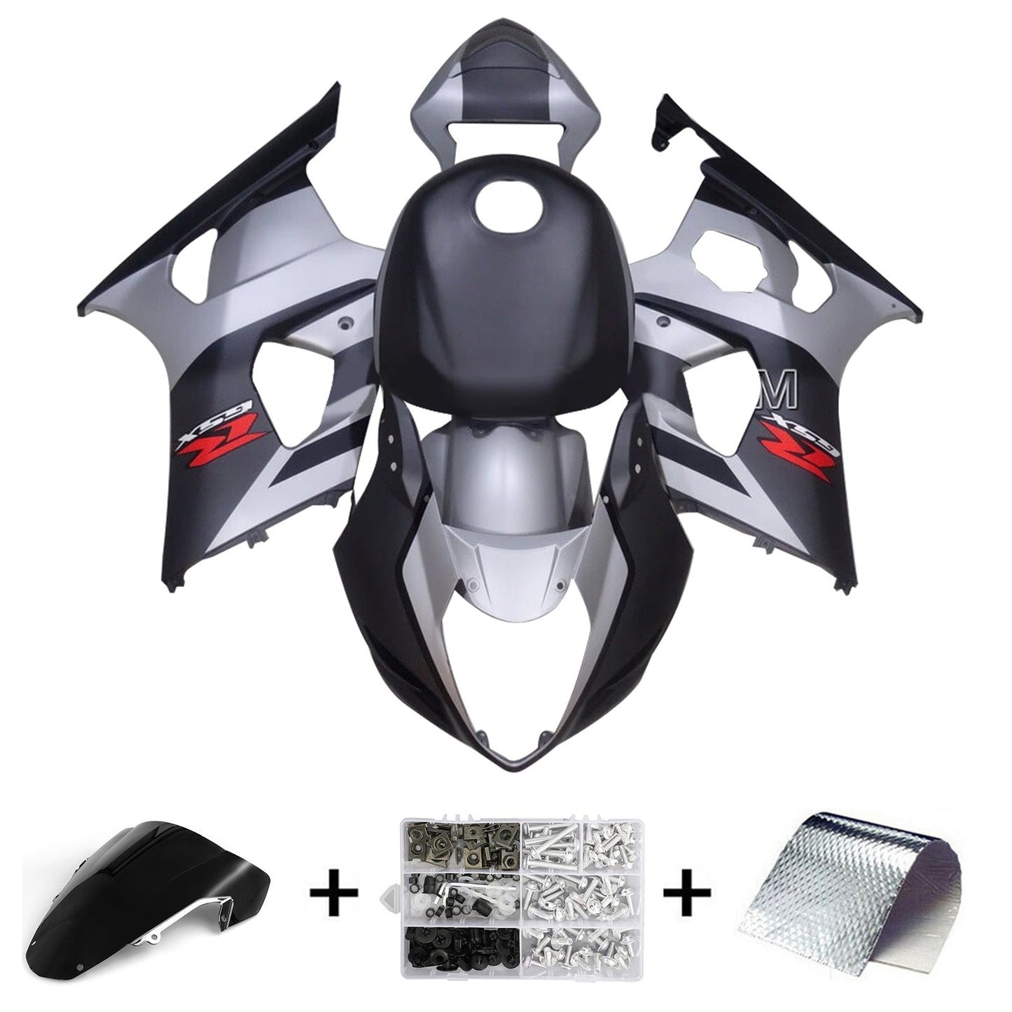 2003-2004 Suzuki GSXR1000 K3 Injection Fairing Kit Bodywork Plastic ABS