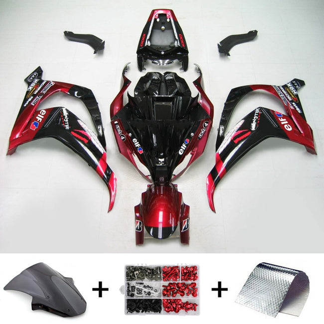 2011-2015 Kawasaki ZX10R Amotopart Injection Fairing Kit Bodywork Plastic ABS #114