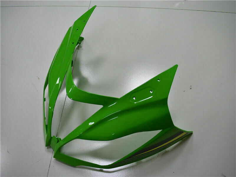 2013-2018 Kawasaki Zx6R Amotopart Fairing Green Black Kit