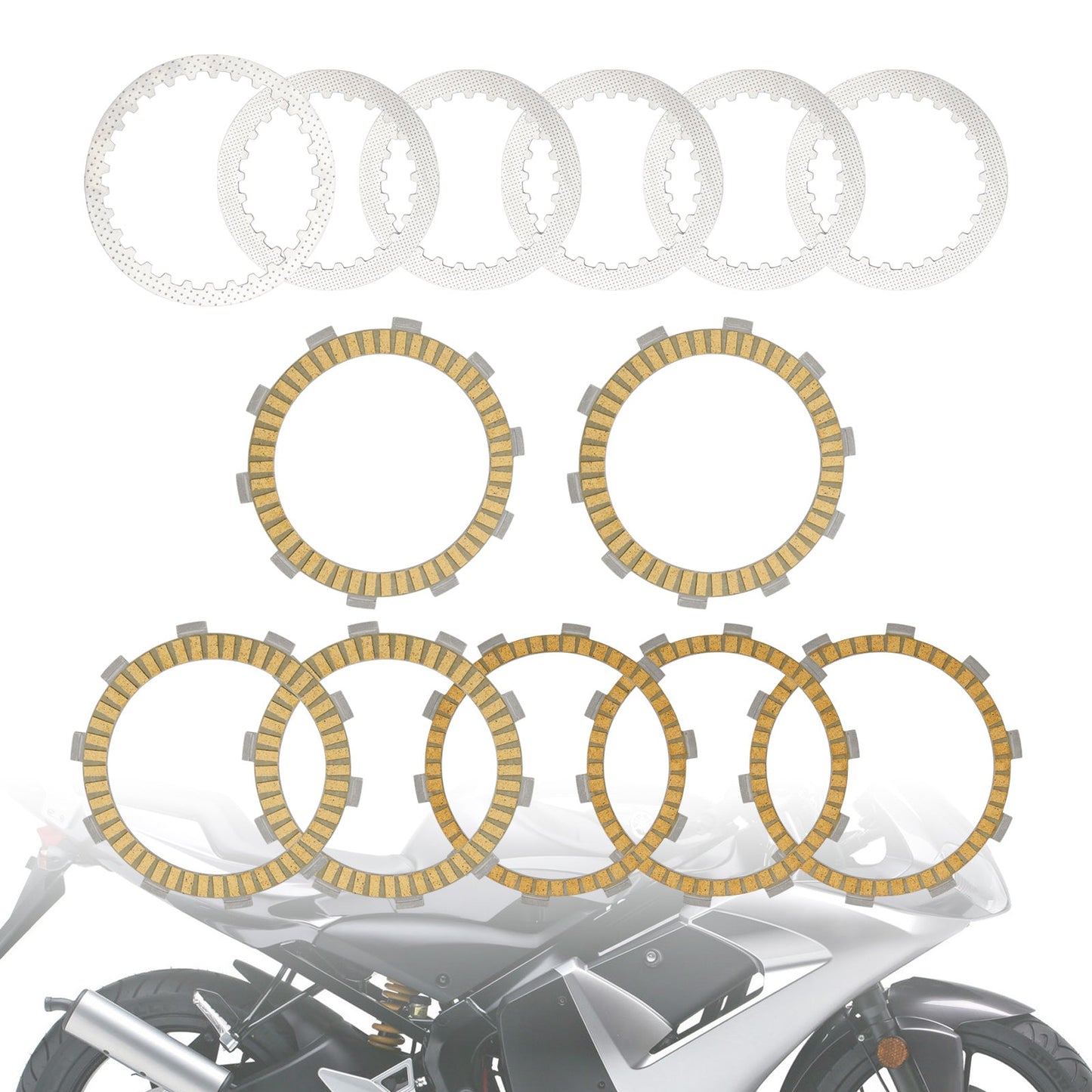 Clutch Friction Plate Kit Set fit for RC250 2015-2018 RC390 2016-22 90232011000