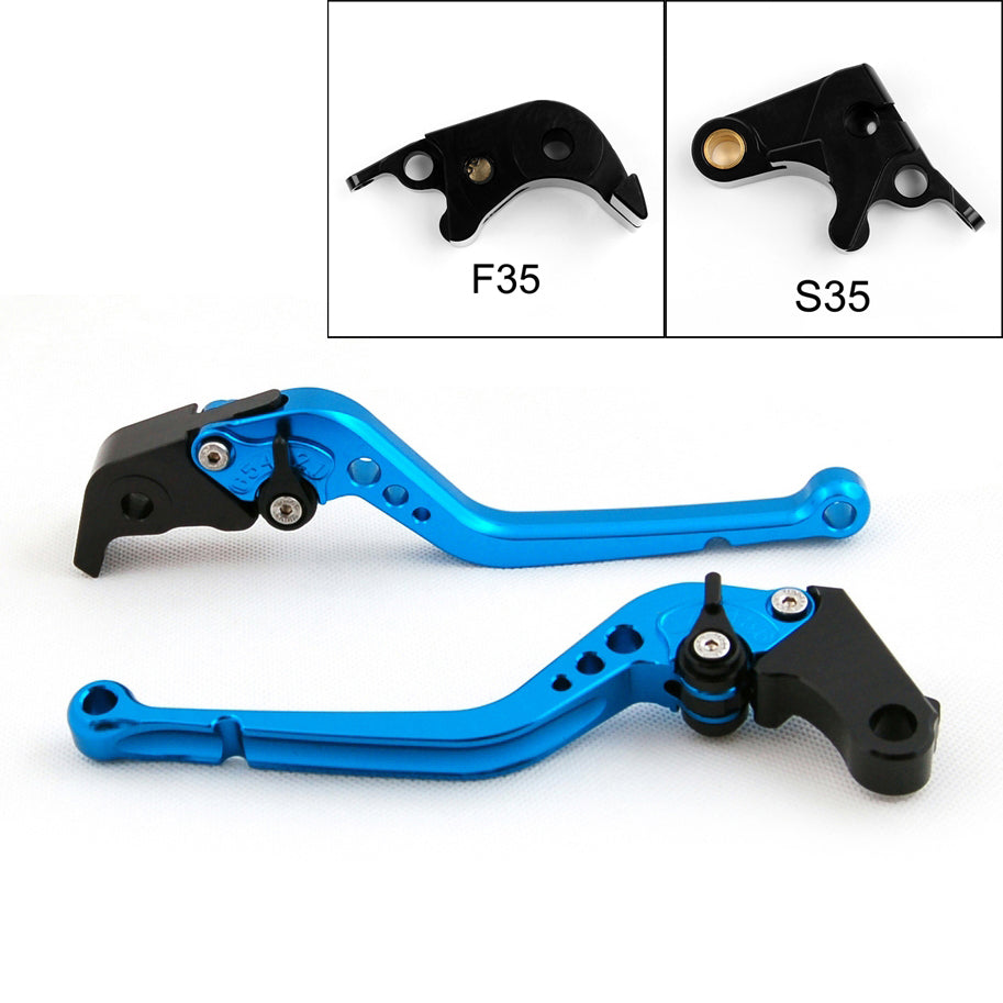 Brake Clutch Levers For Suzuki GSXR600 GSXR750 2006-2010 GSXR1000 2005-06 Black