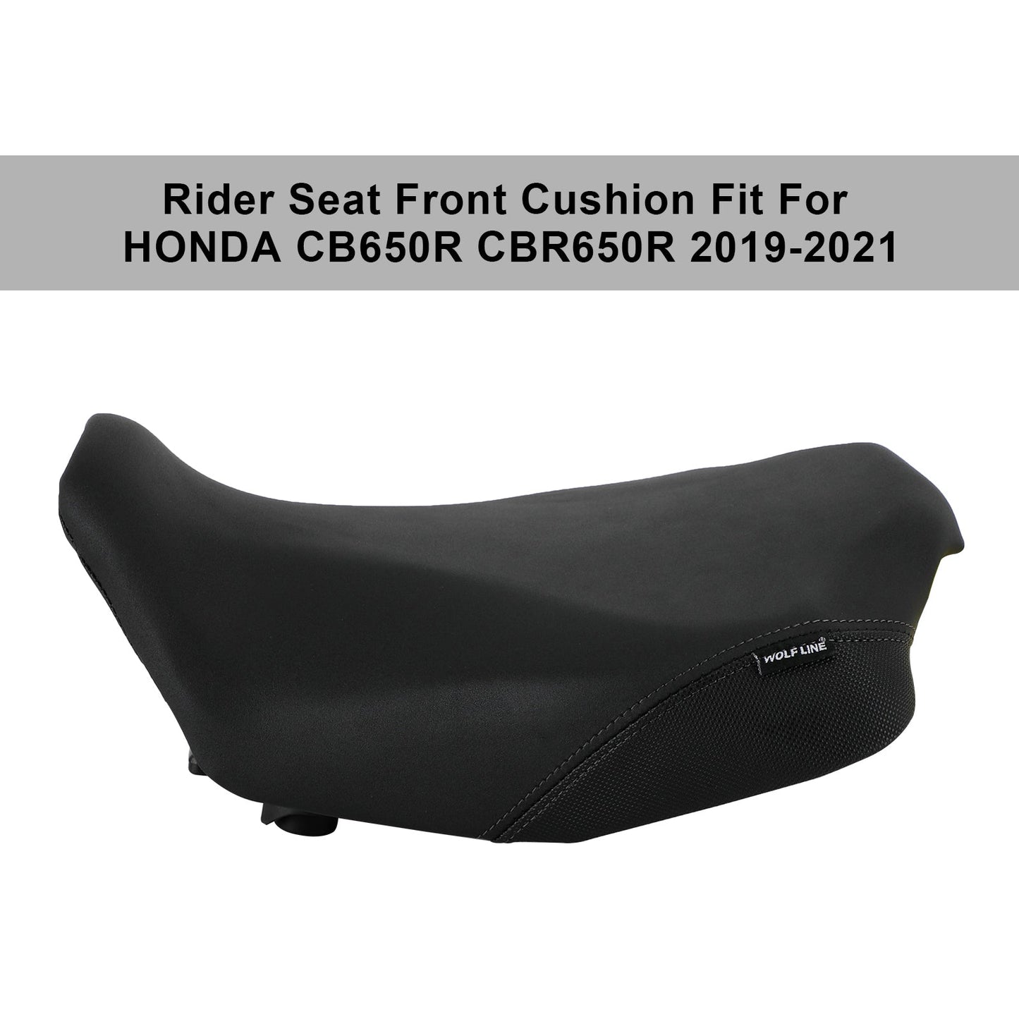 Rider Passenger Seat Front Rear Cushion Black A Fit For Honda Cb Cbr 650R 19-23